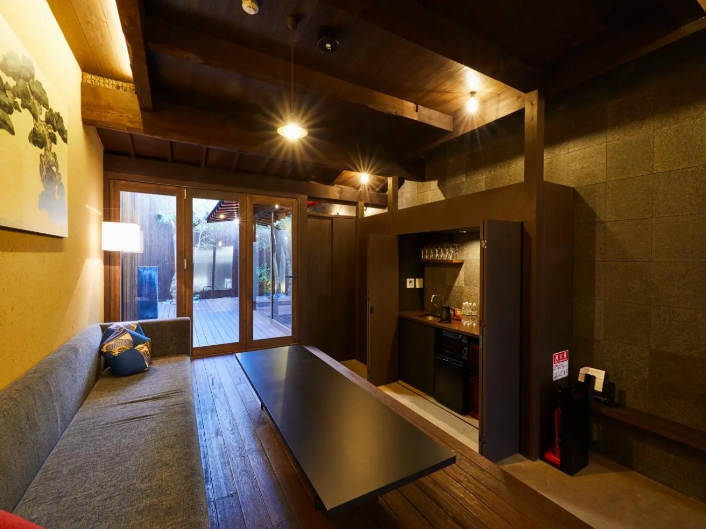 Living room in Rinn Premium Nijo Castle North