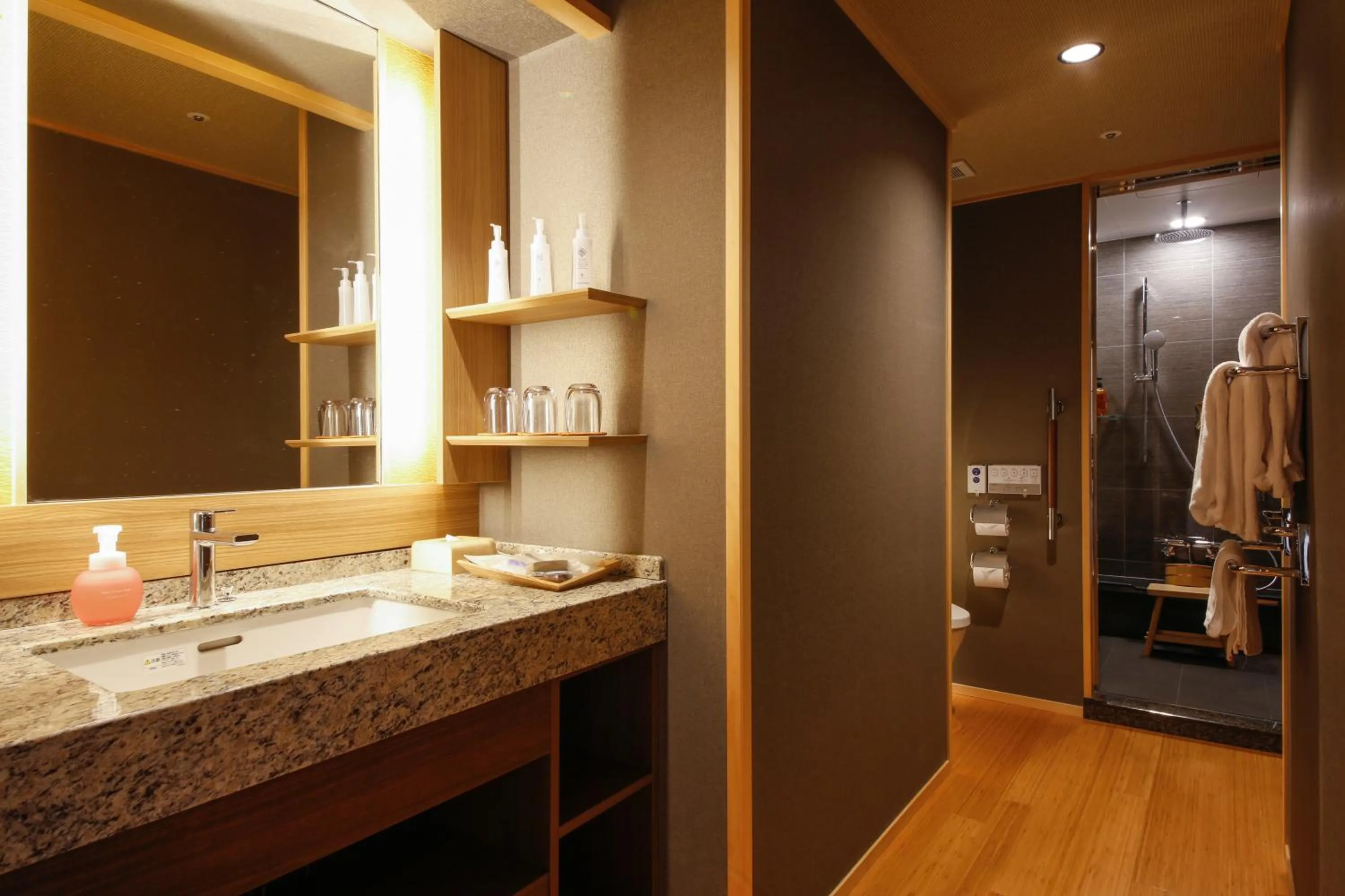 Bathroom in The Shiroyama Terrace Tsuyama Villa