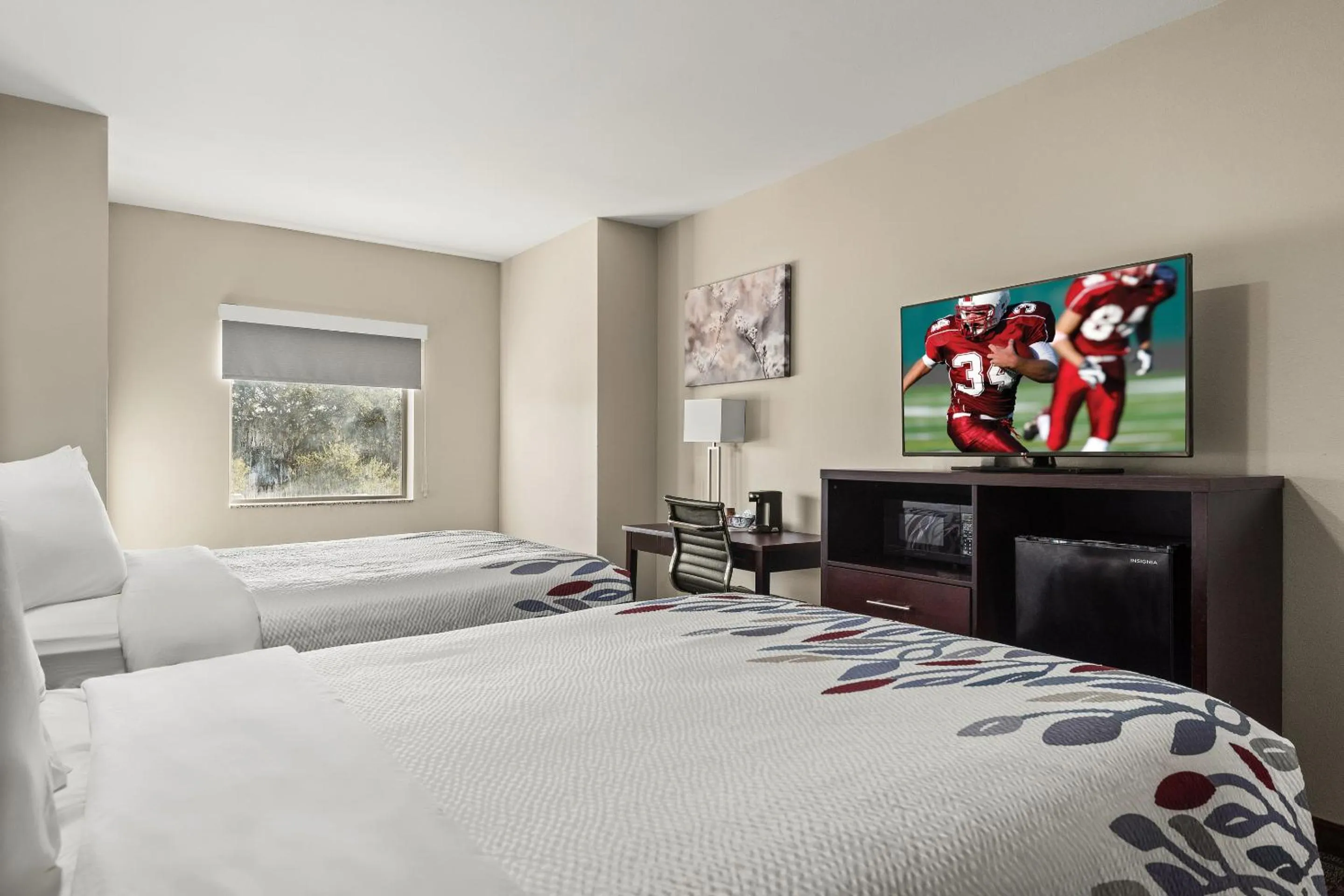 Bedroom, Bed in Red Roof Inn Baton Rouge