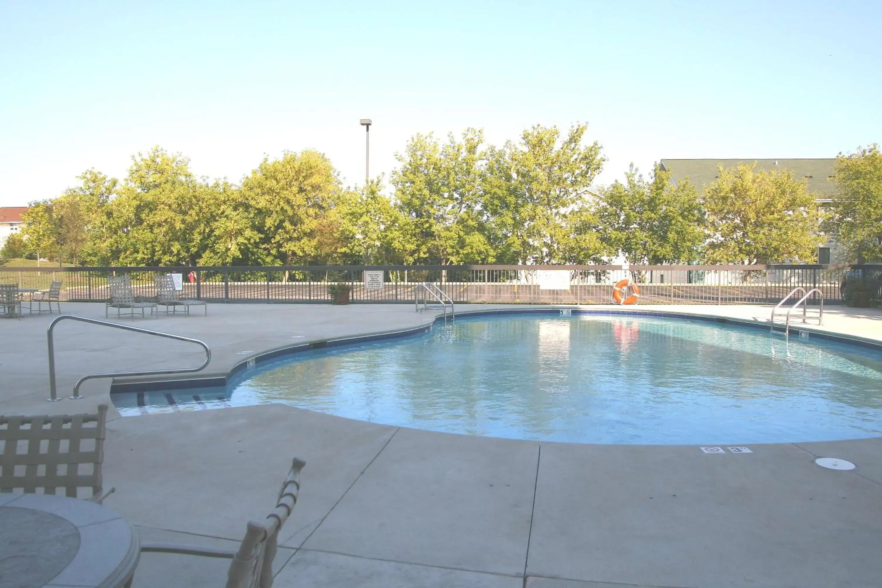 Pool view in Hampton Inn Chicago-Gurnee Pool view in Hampton Inn Chicago-Gurnee