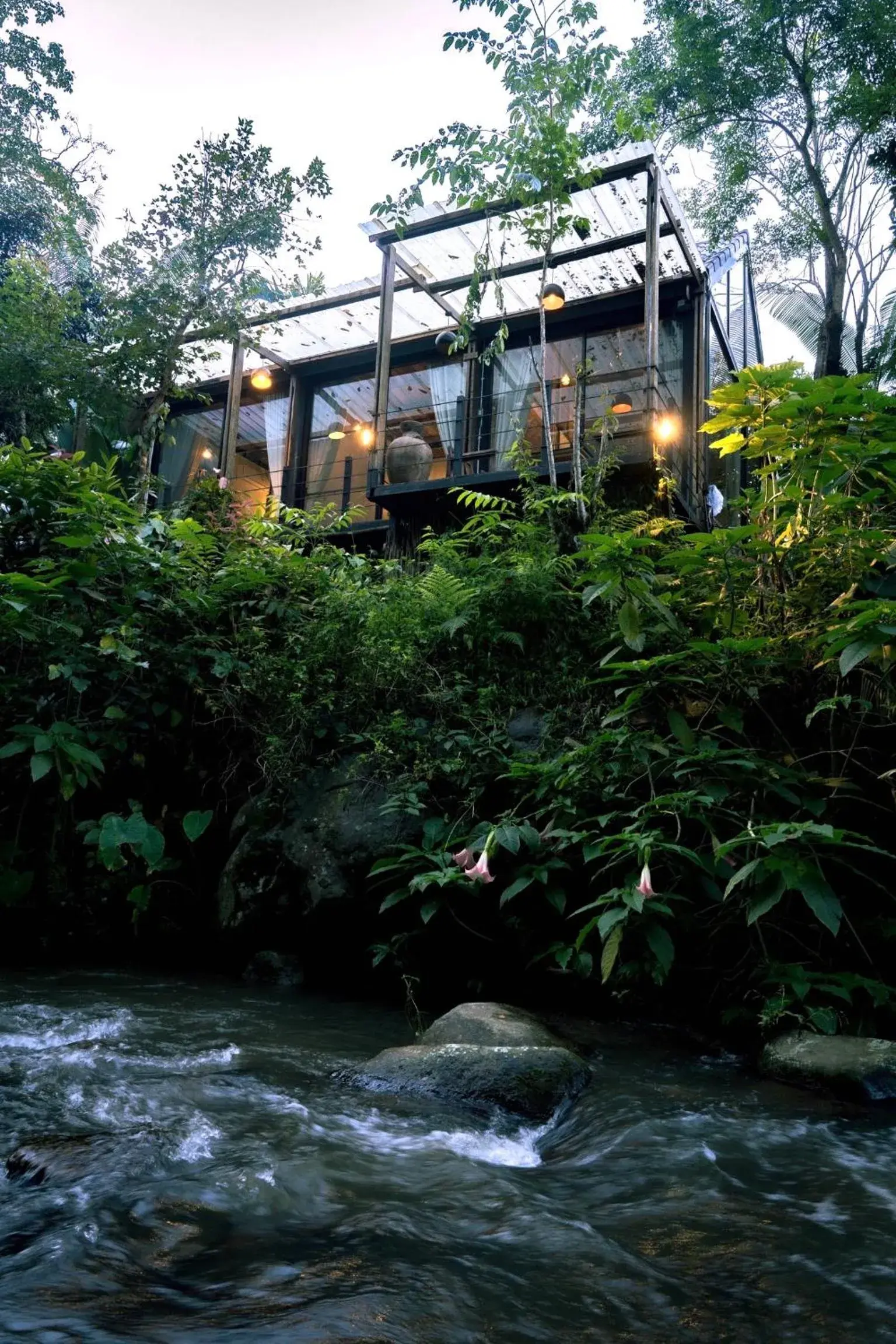 River view in Voraman Hut River view in Voraman Hut