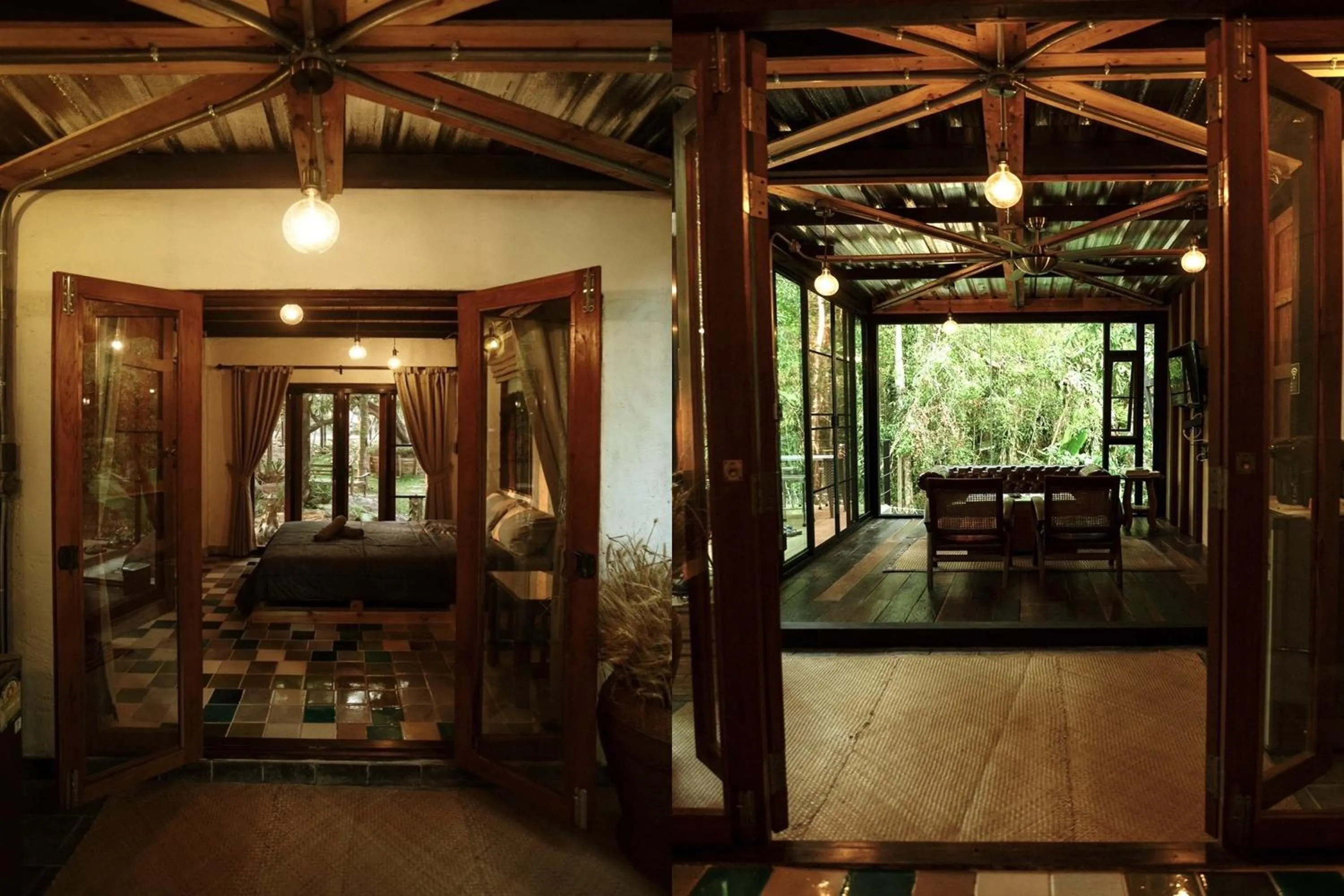 Living room in Voraman Hut