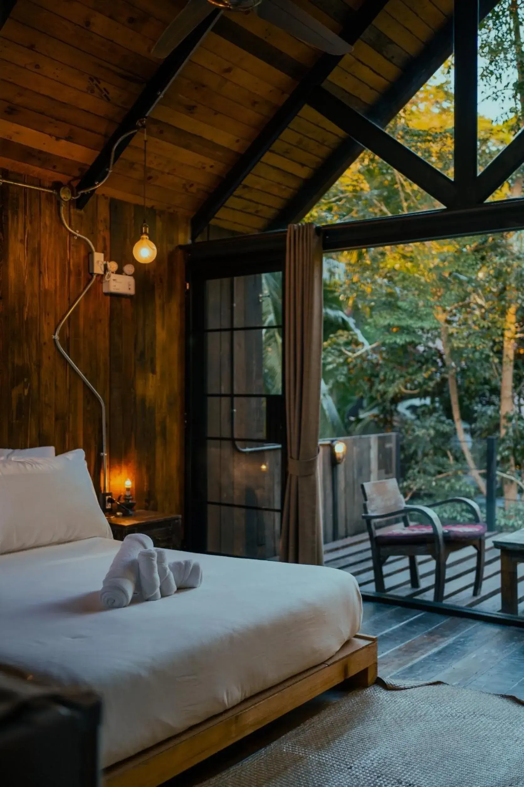 Bed in Voraman Hut Bed in Voraman Hut