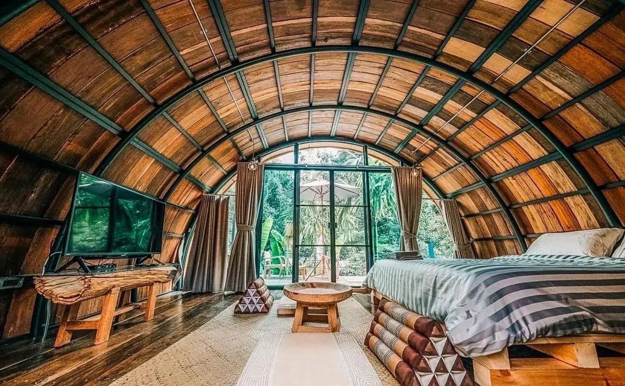 Bed in Voraman Hut Bed in Voraman Hut