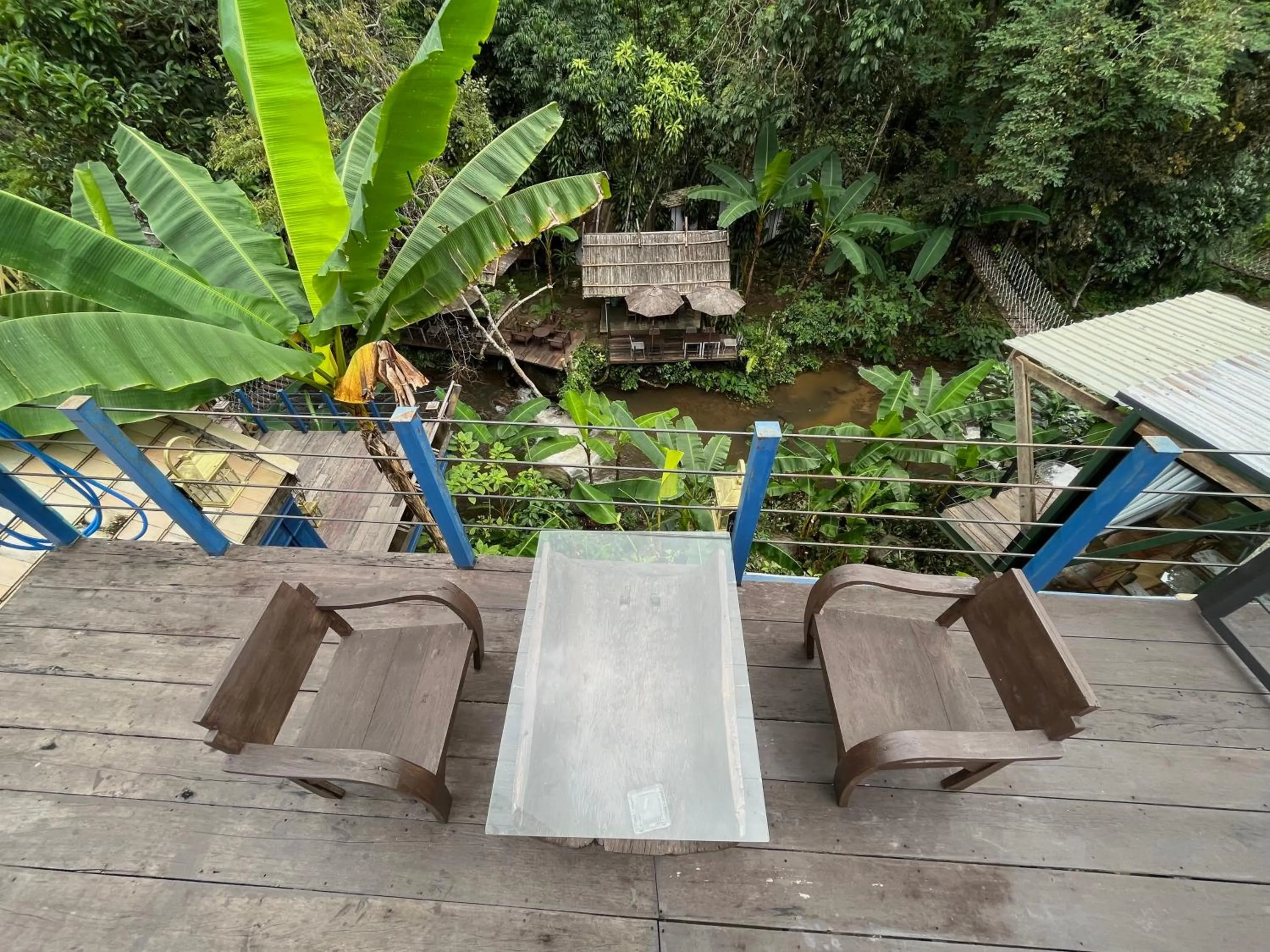 Balcony/Terrace in Voraman Hut