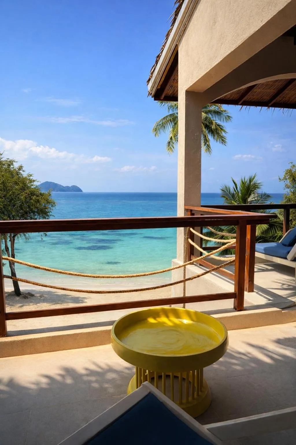 Balcony/Terrace in Baan Jai Dee Beach Front Hotel