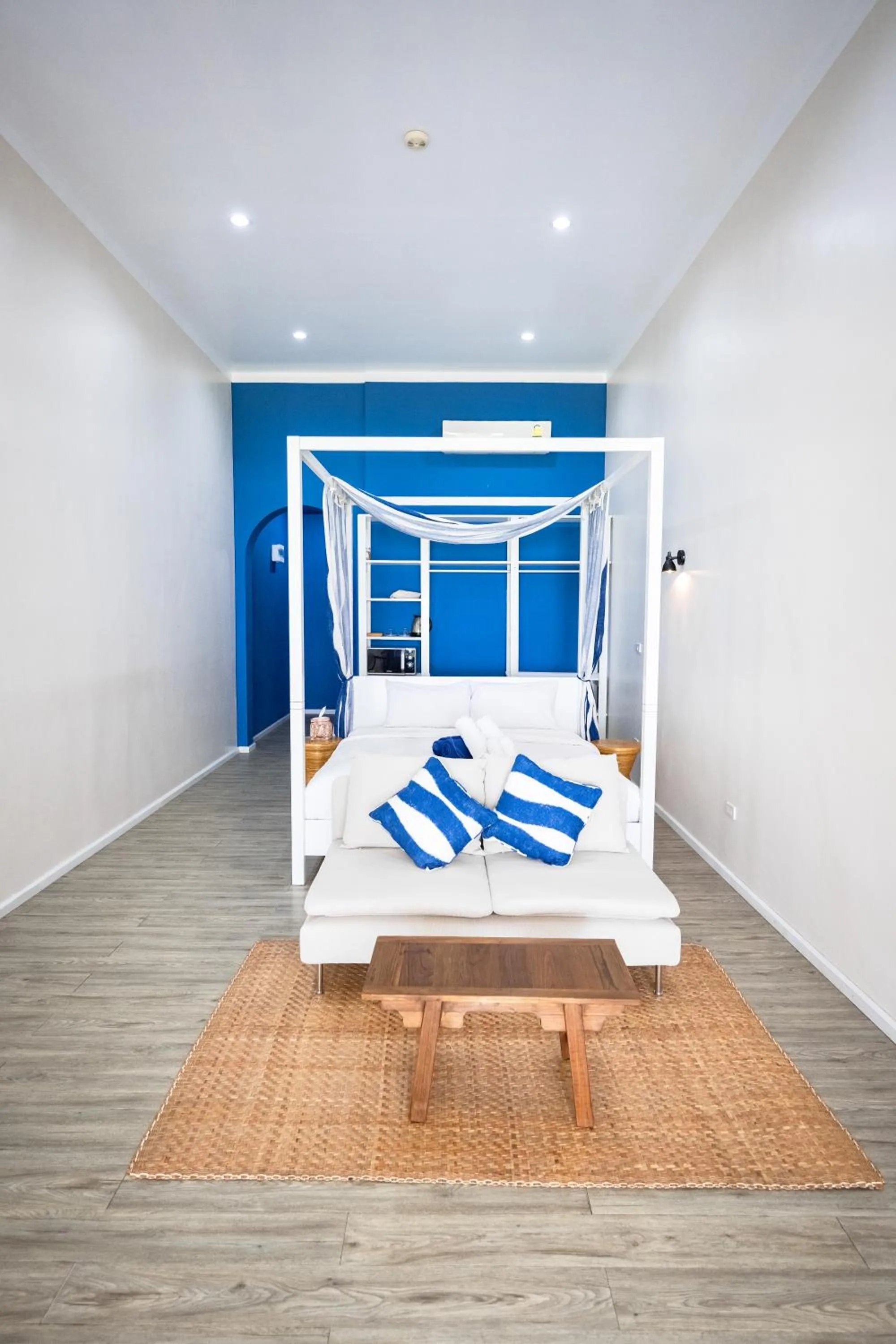 Bed in Baan Jai Dee Beach Front Hotel