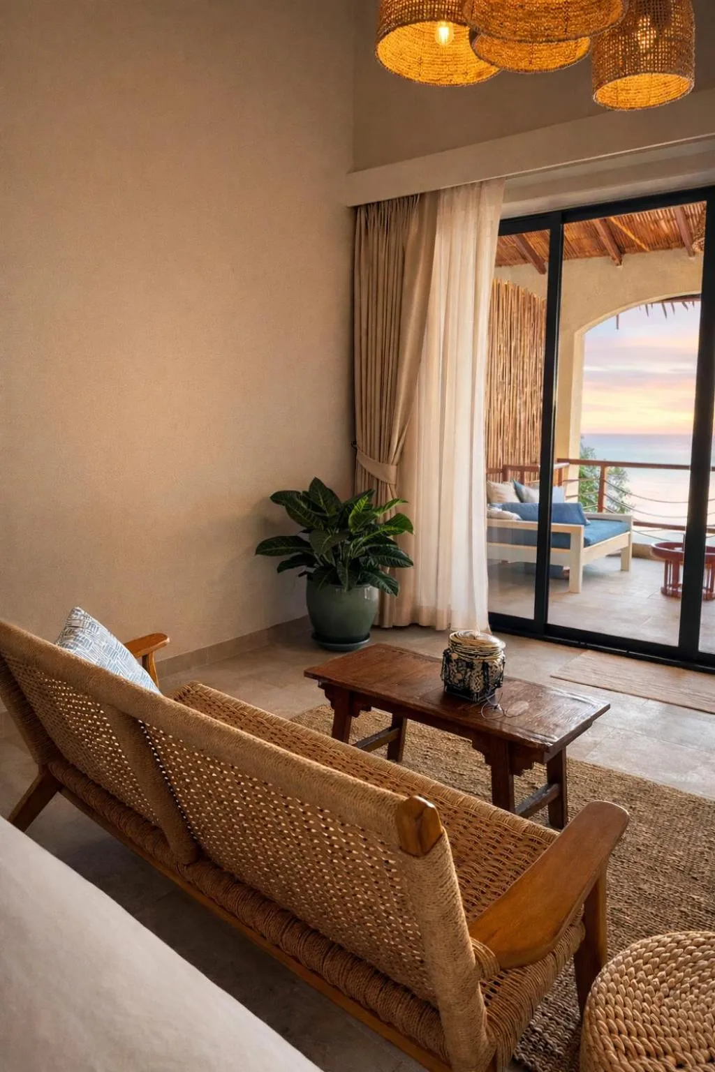 Sea view in Baan Jai Dee Beach Front Hotel