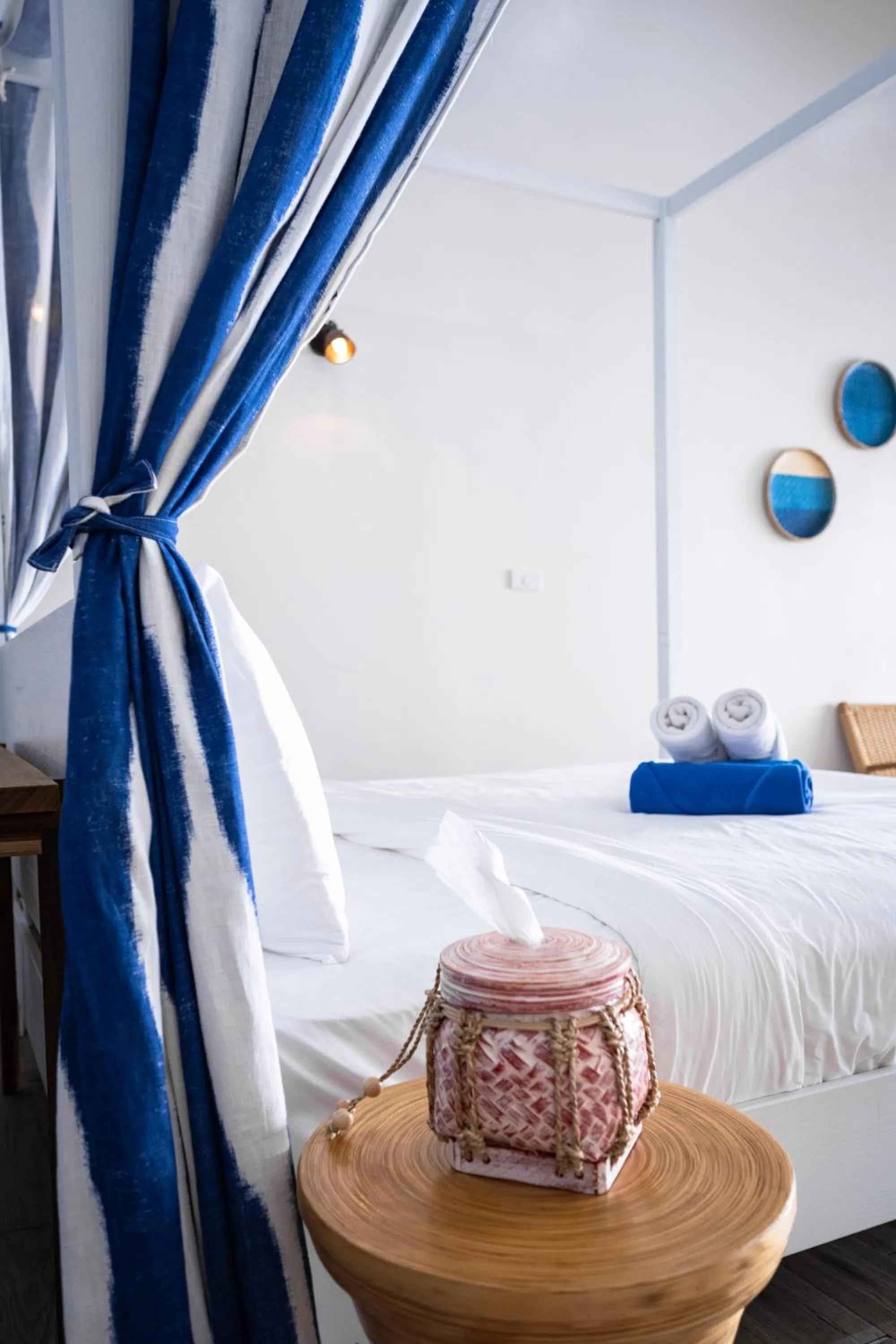 Bed in Baan Jai Dee Beach Front Hotel