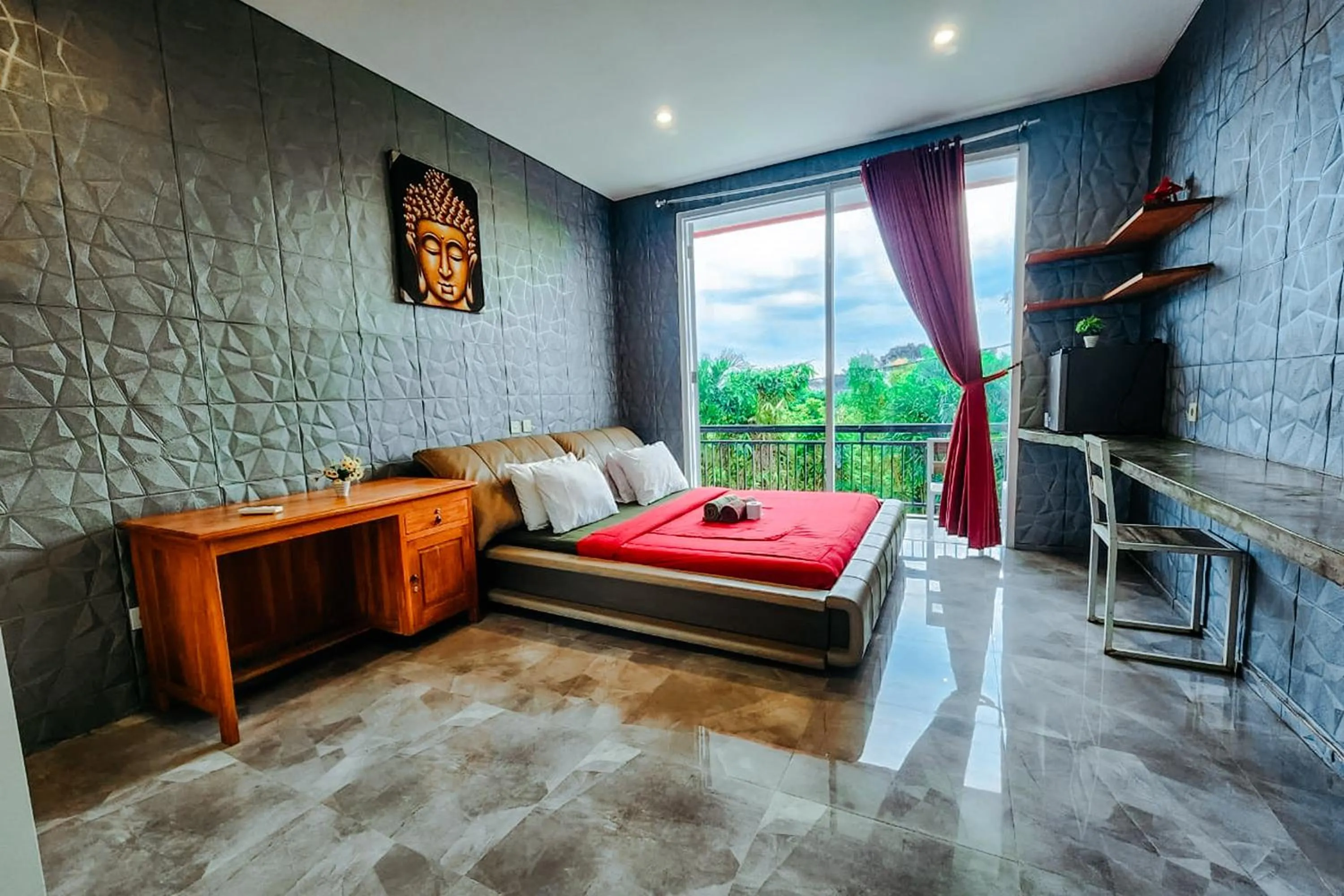 Bedroom, Bed in Margarita Surf Hostel Canggu