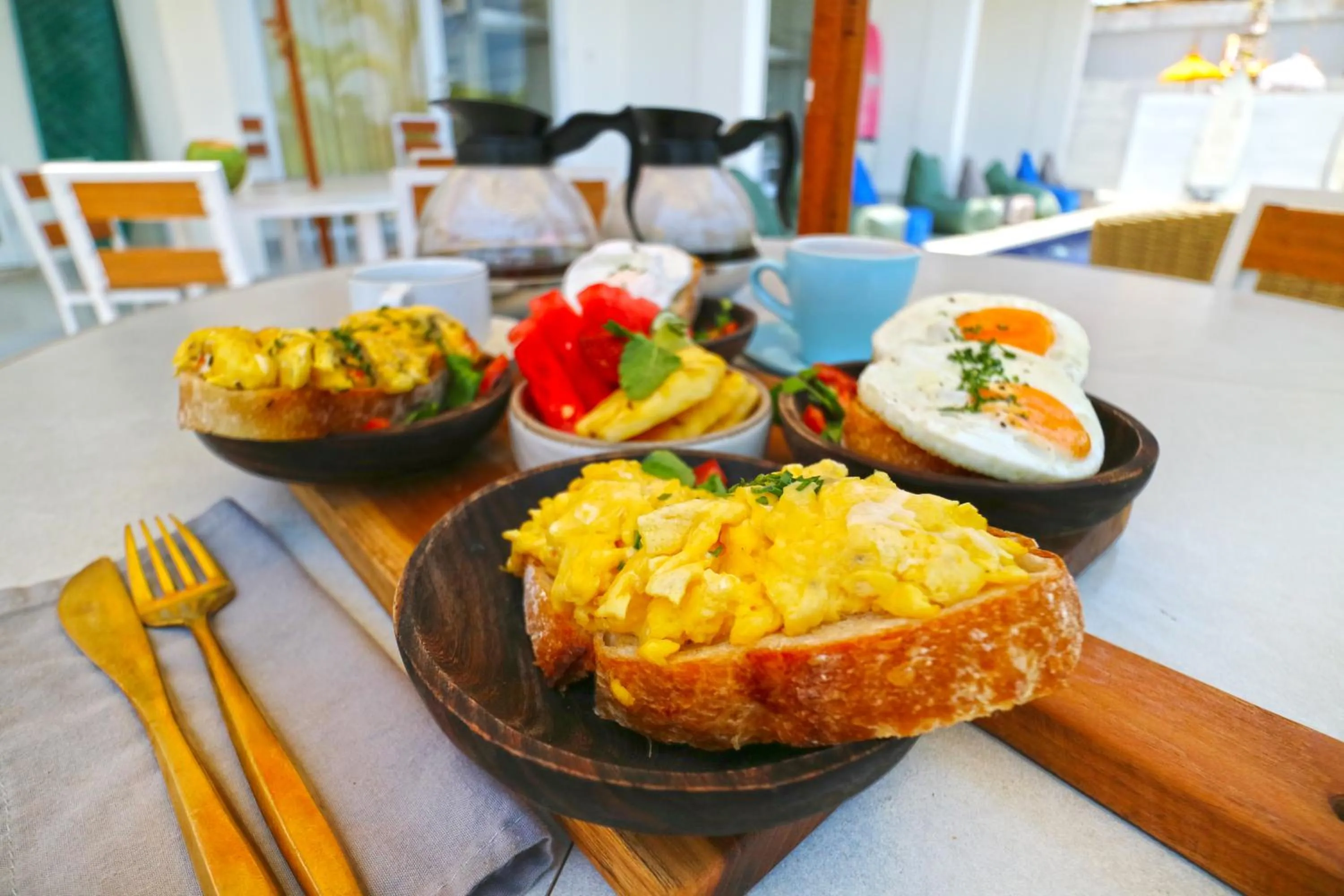 Breakfast in Margarita Surf Hostel Canggu