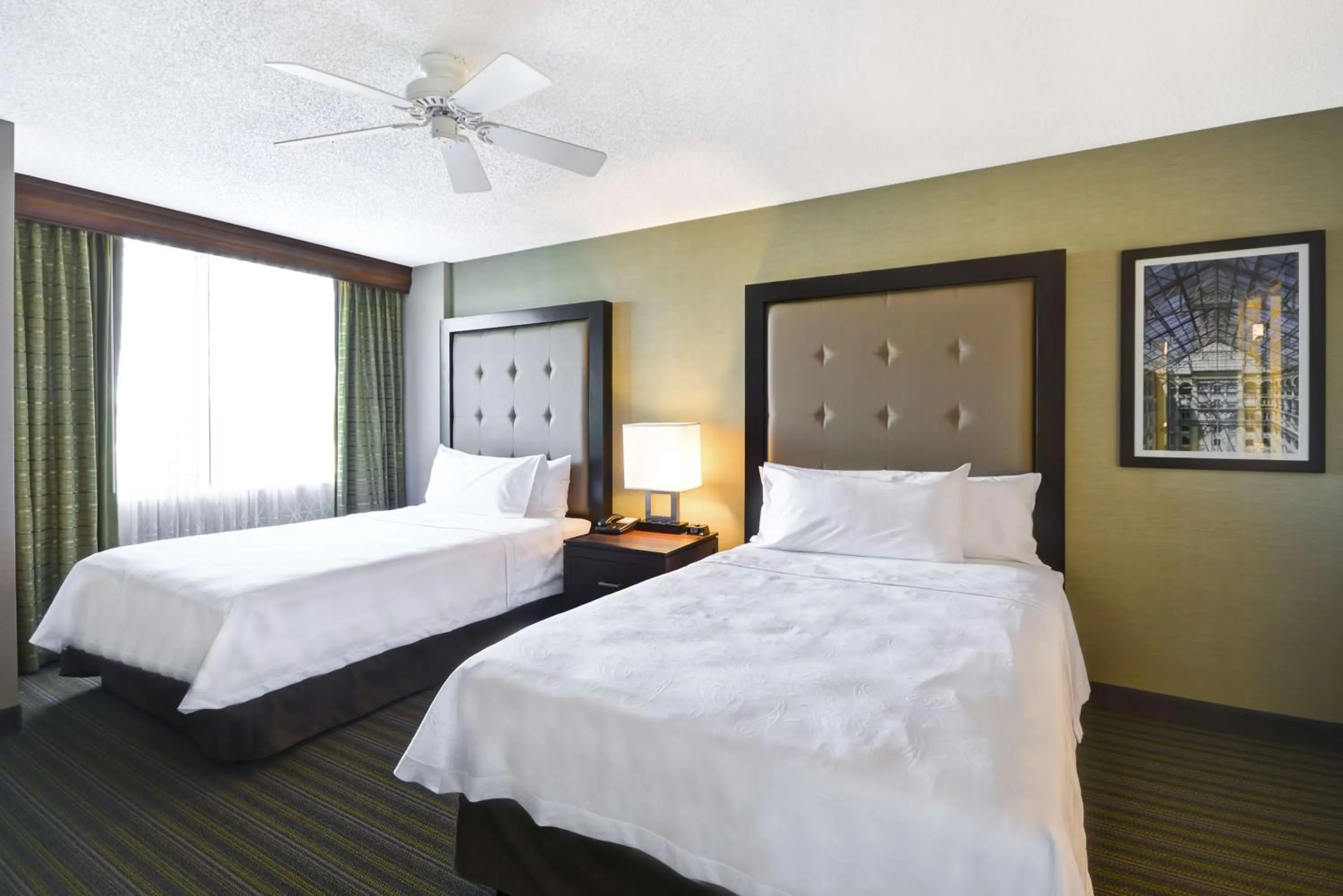 Bed in Homewood Suites Dulles-International Airport