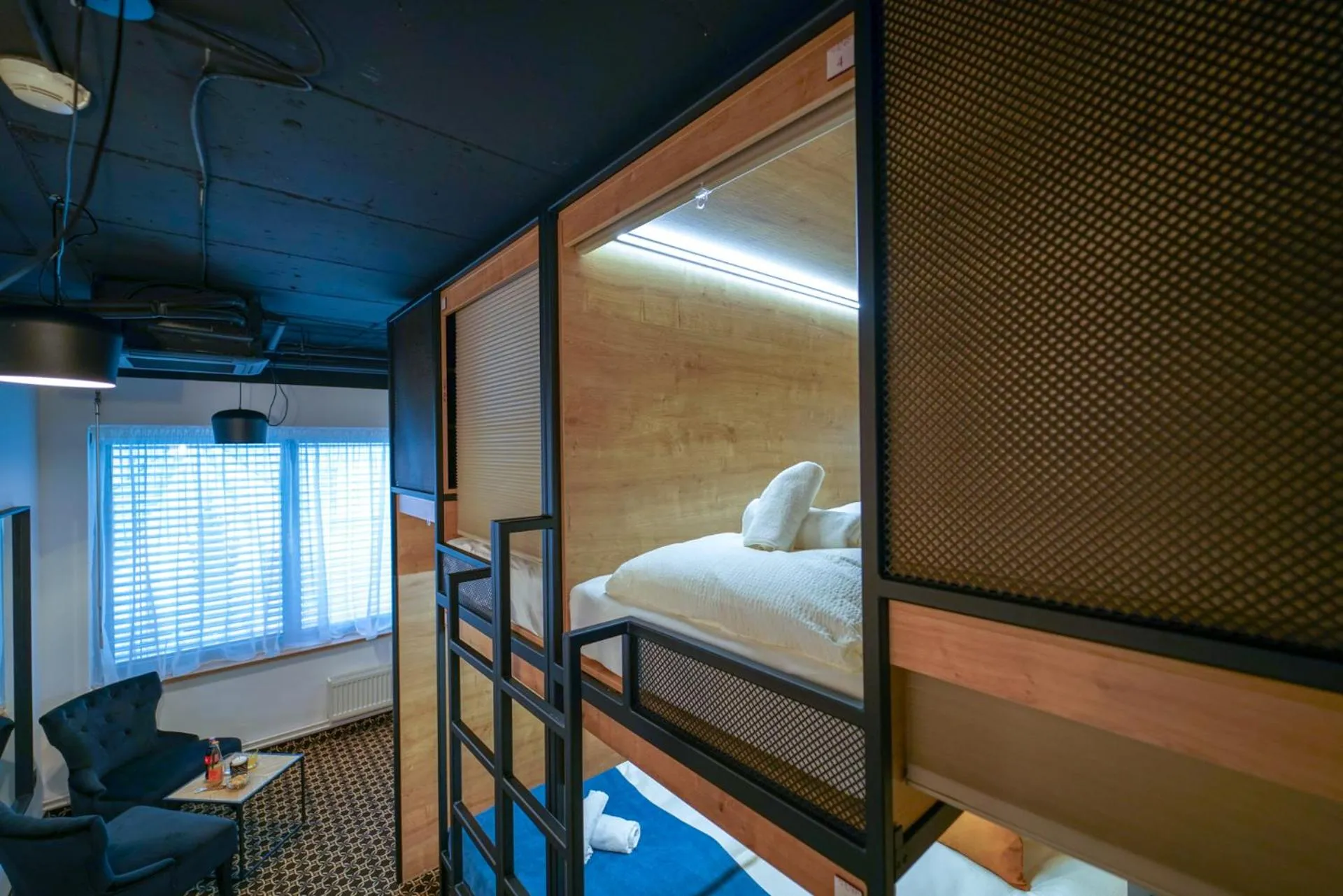 Photo of the whole room, Bed in CHORS like a hotel - Capsule & NFT Boutique Hostel Bratislava - City Center
