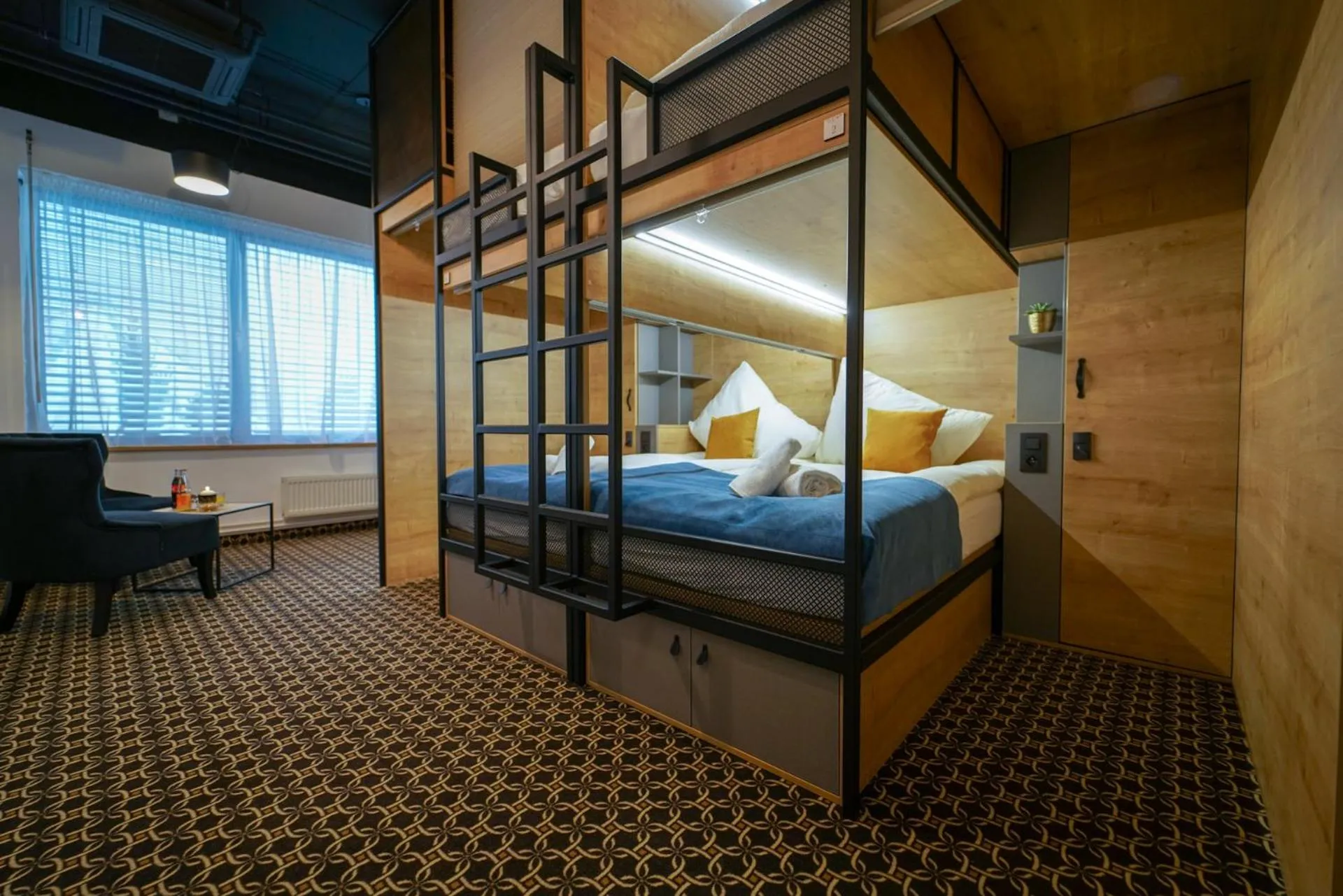 Photo of the whole room, Bed in CHORS like a hotel - Capsule & NFT Boutique Hostel Bratislava - City Center