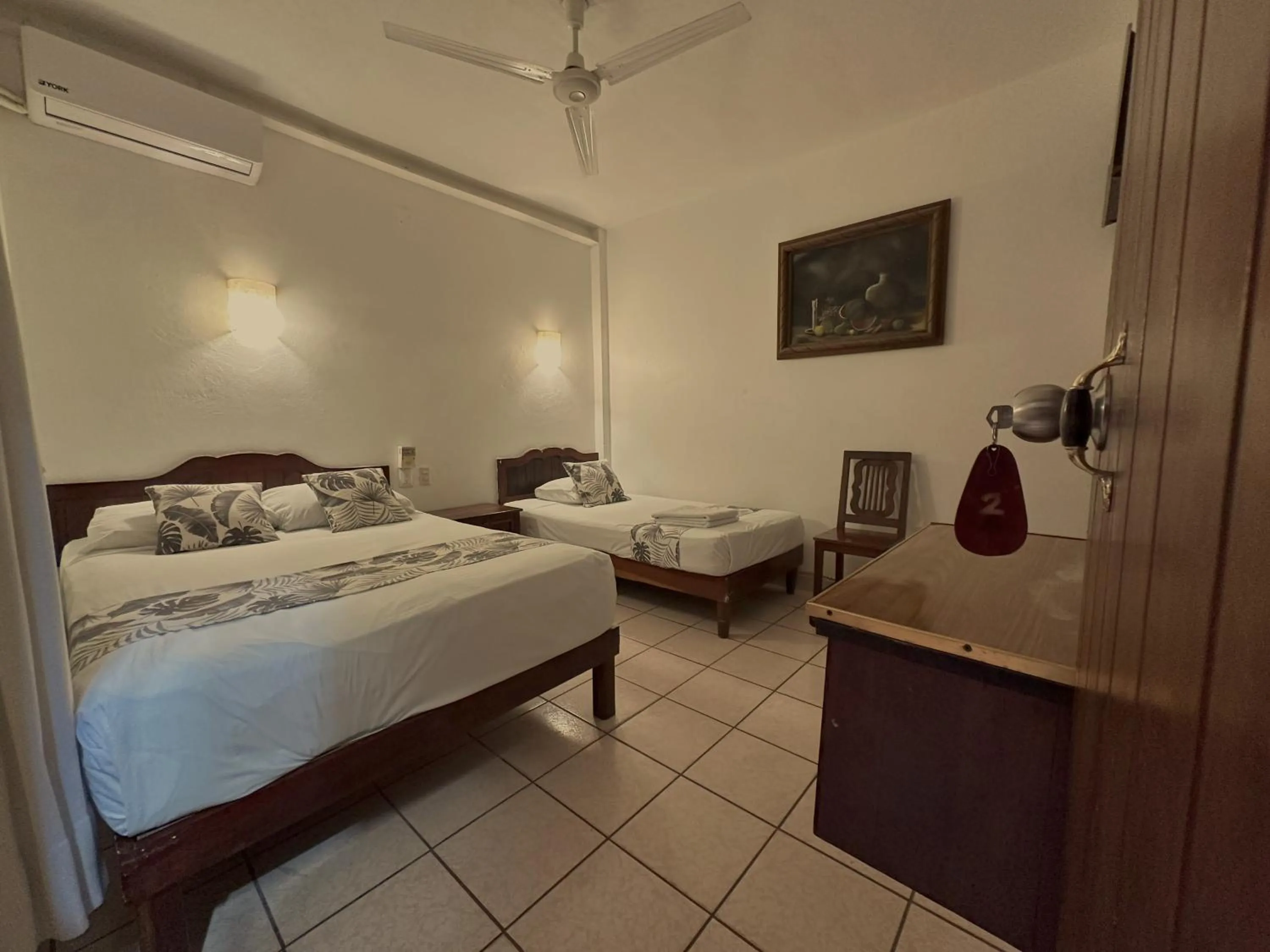 Bed in Hotel San Juan