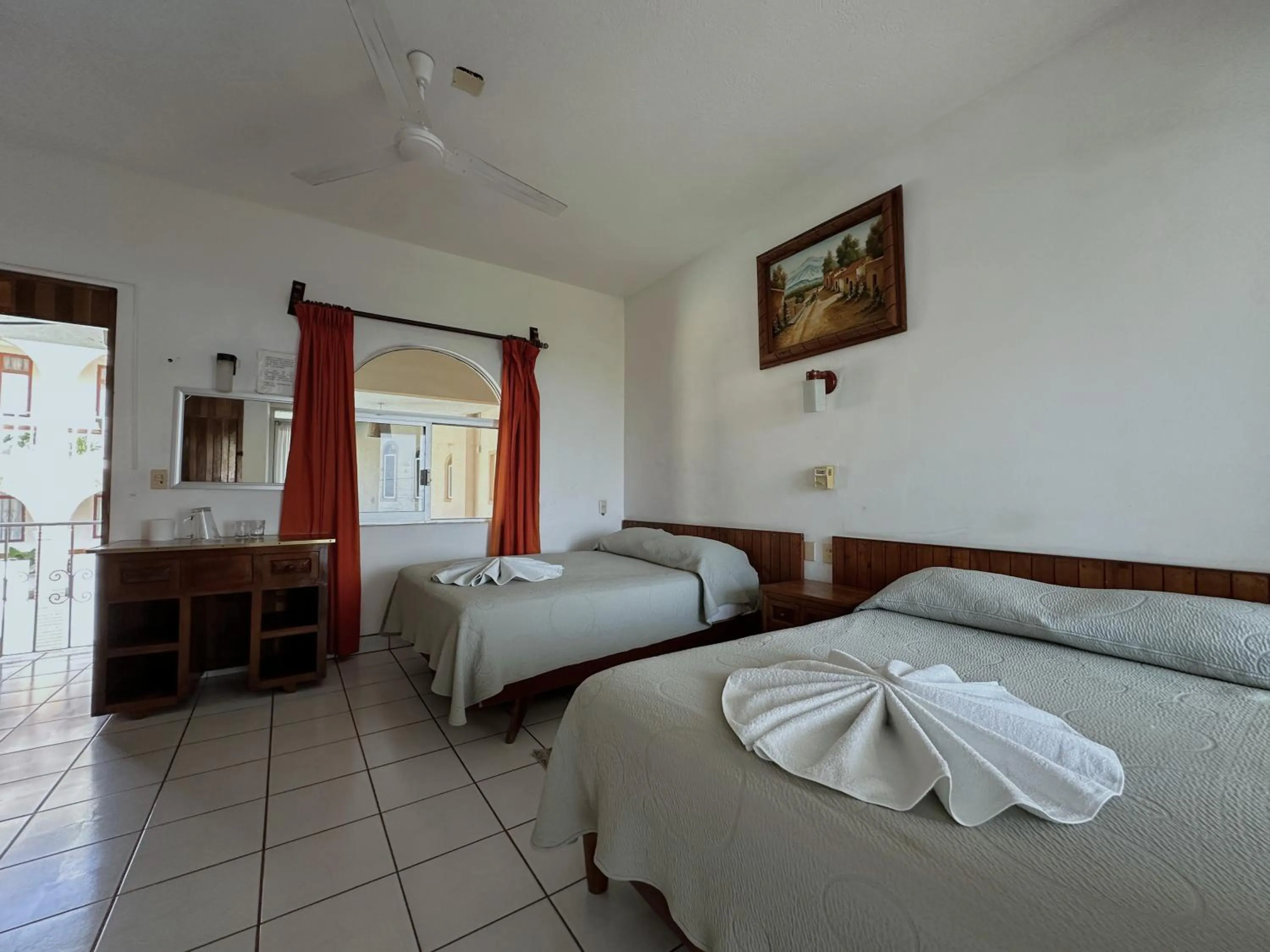 Bed in Hotel San Juan