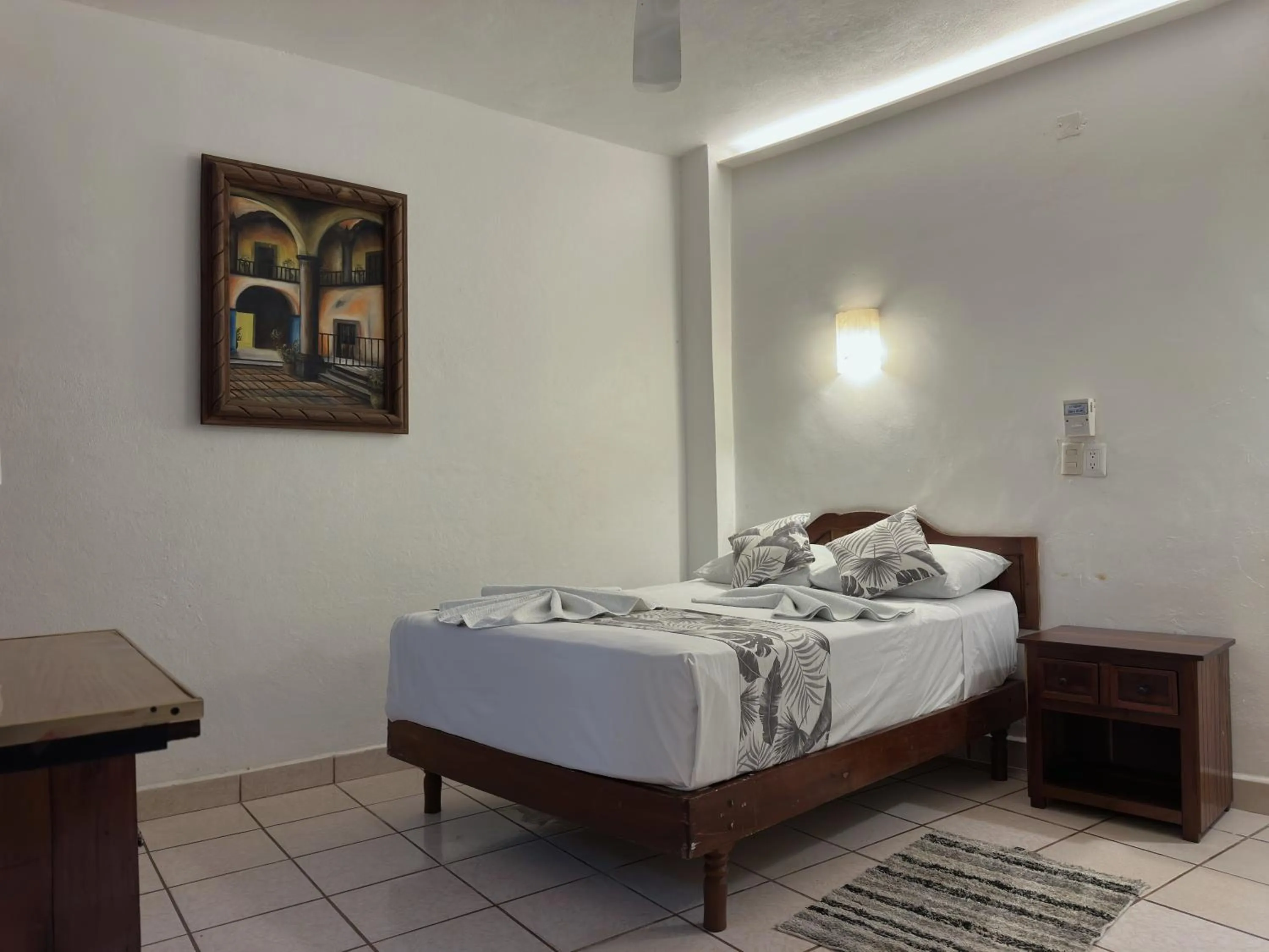 Bed in Hotel San Juan