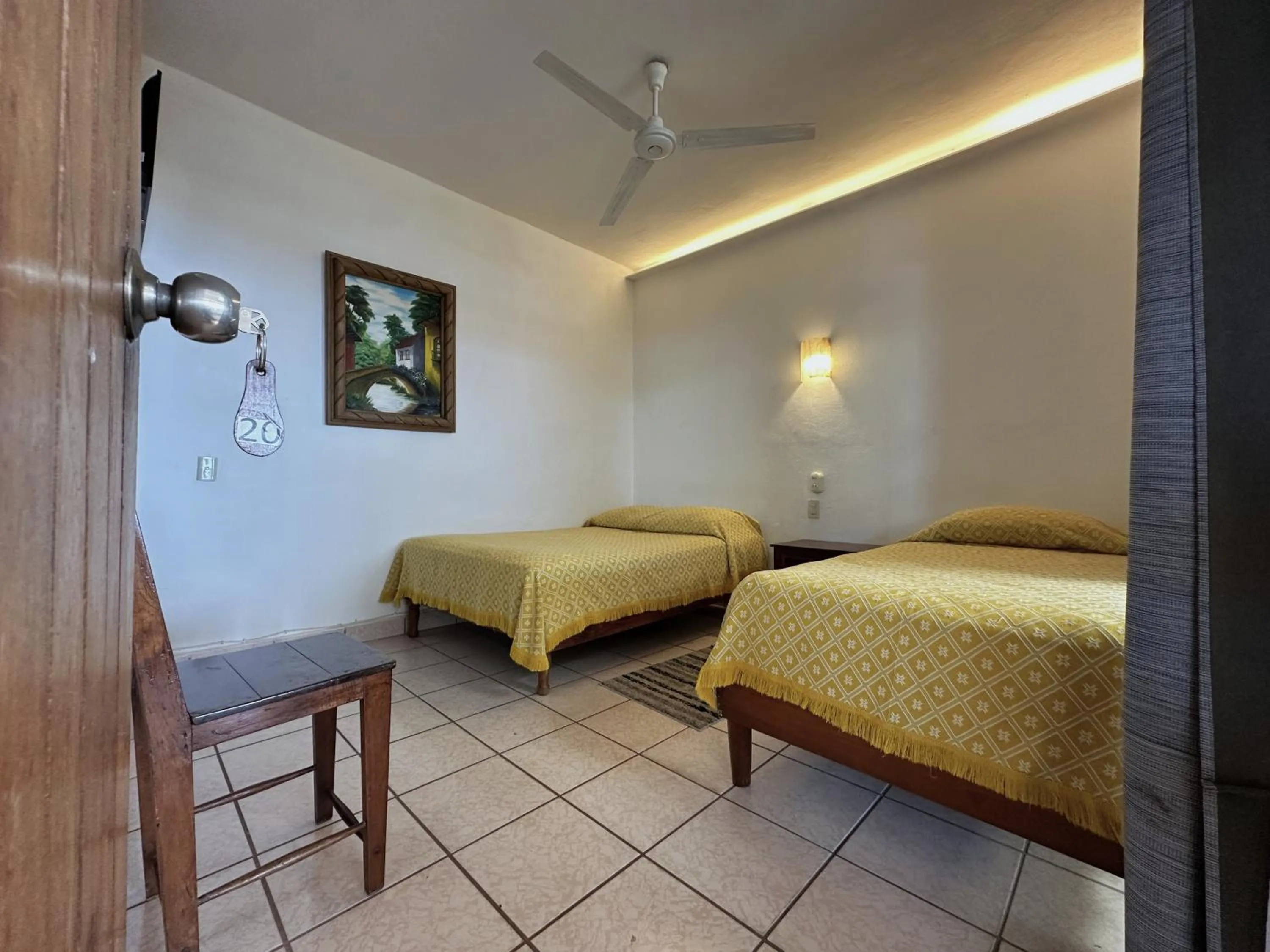 Bed in Hotel San Juan