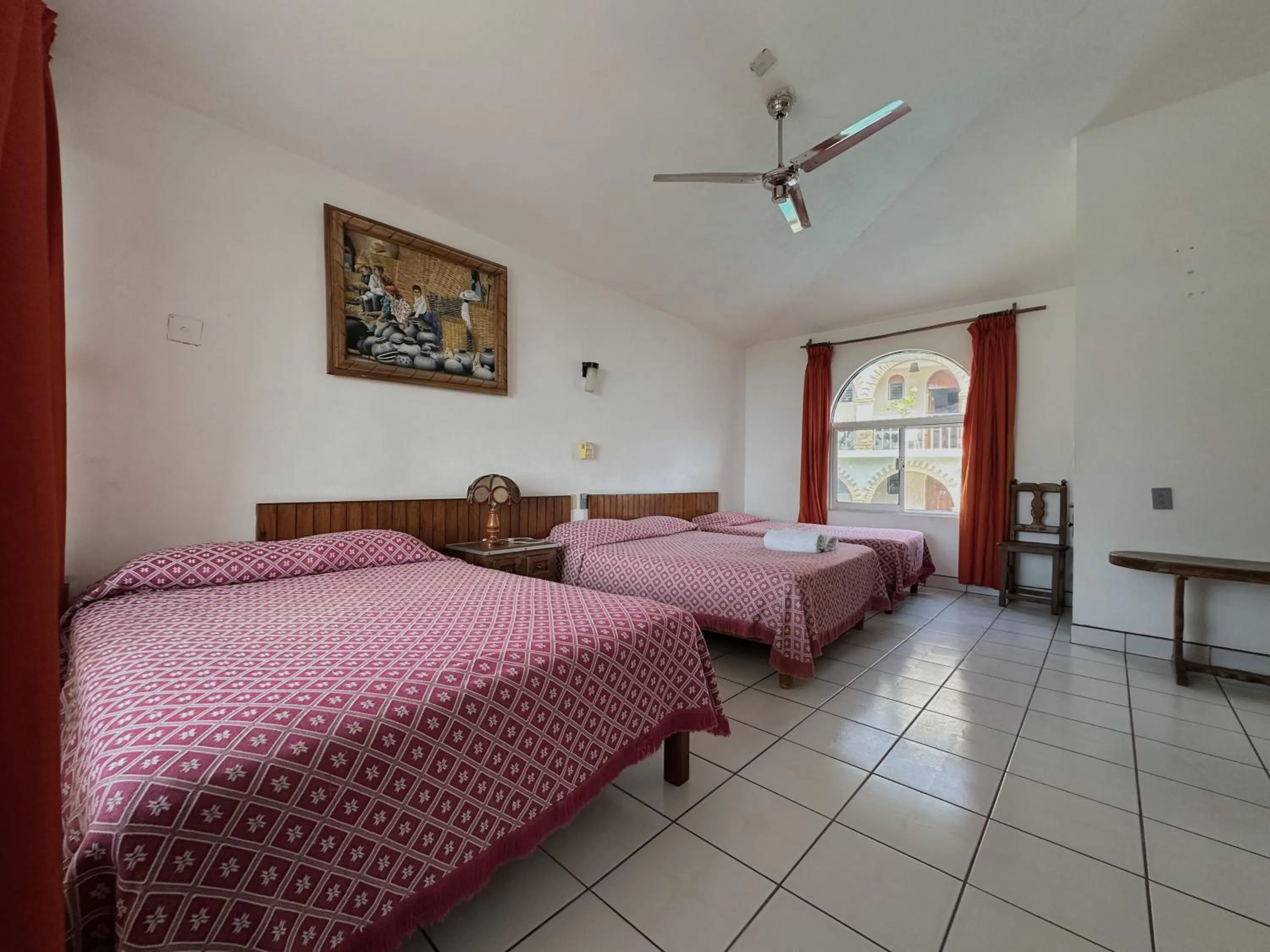 Bed in Hotel San Juan