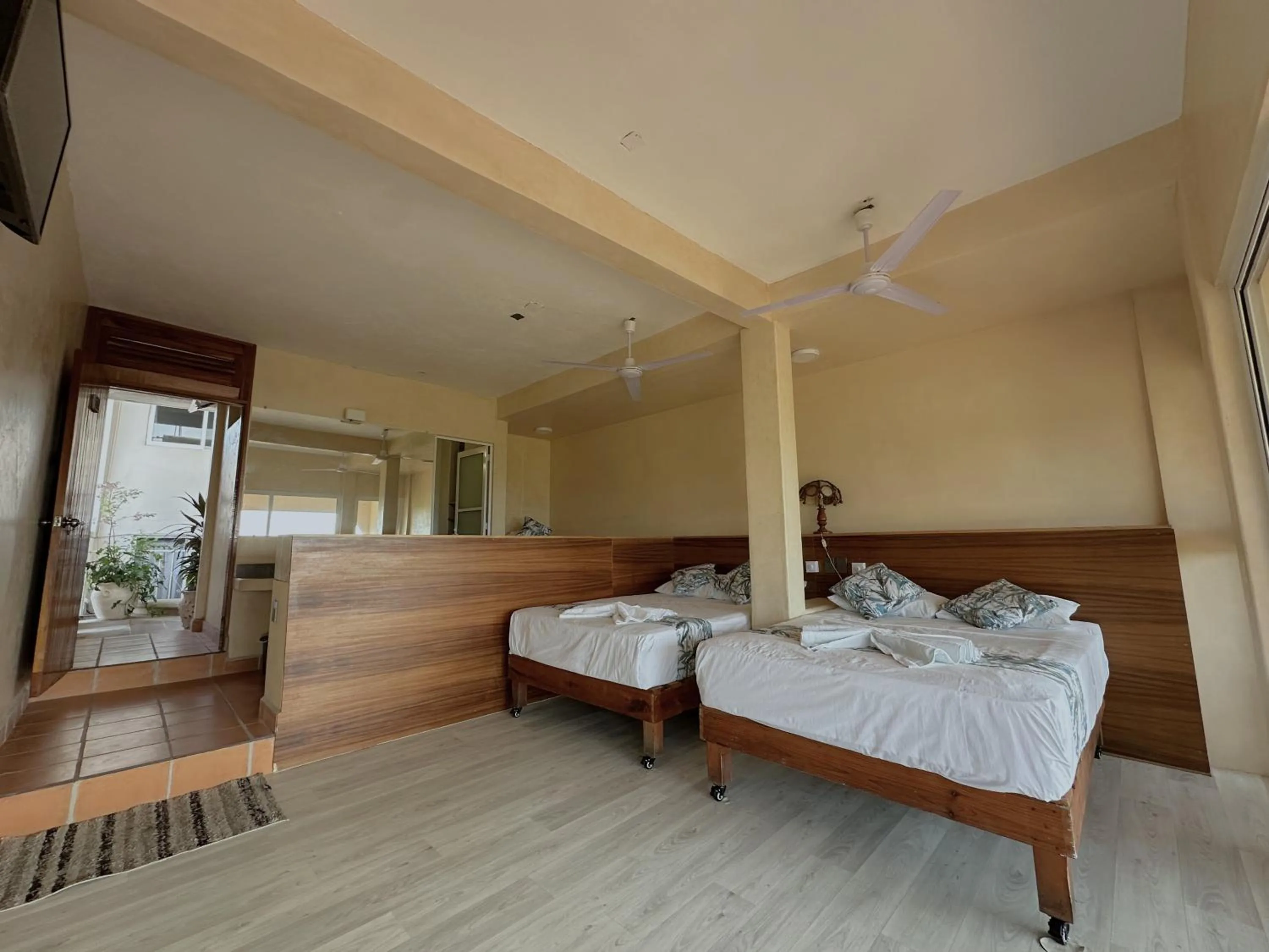 Bed in Hotel San Juan