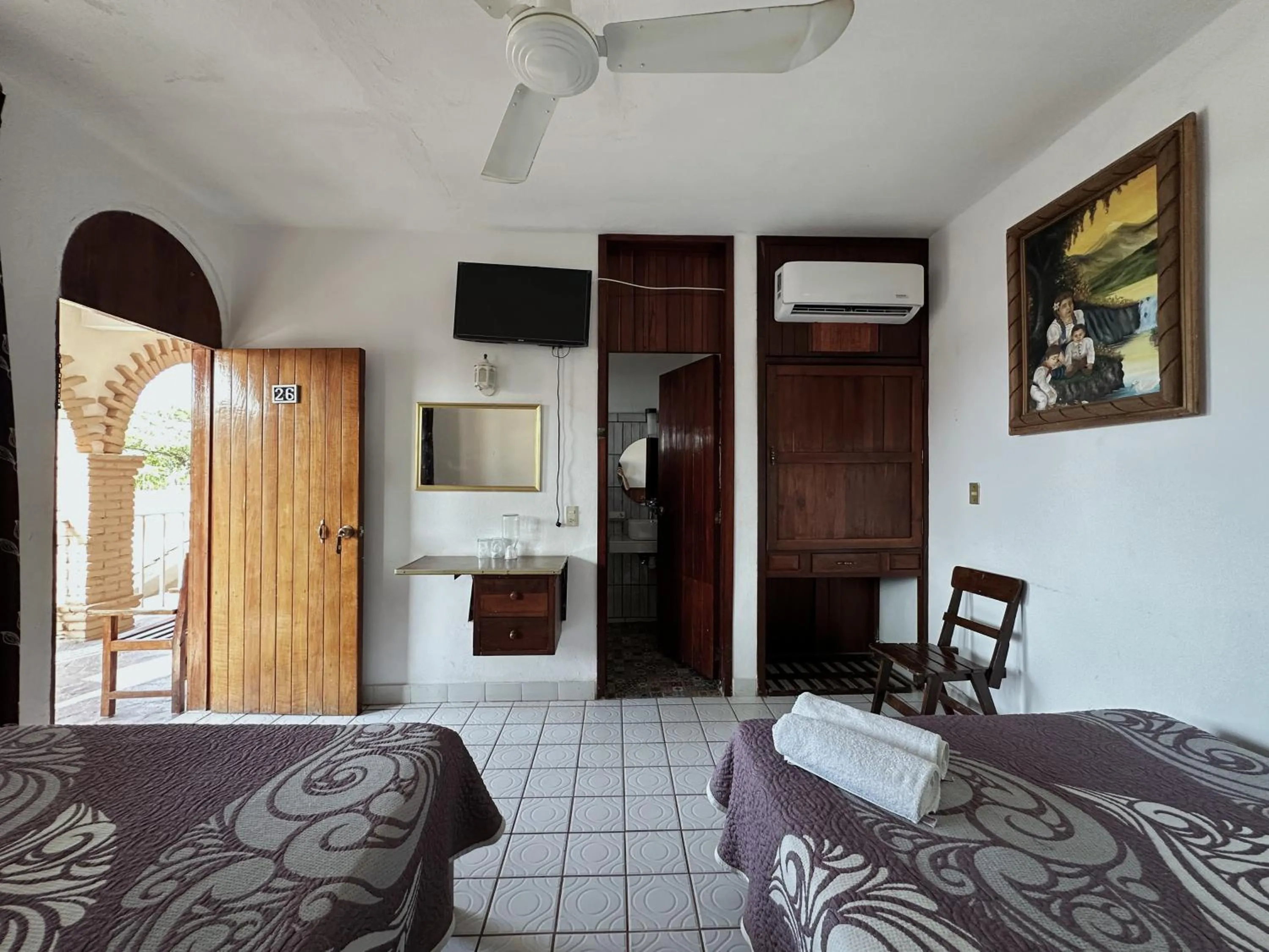 Bed in Hotel San Juan