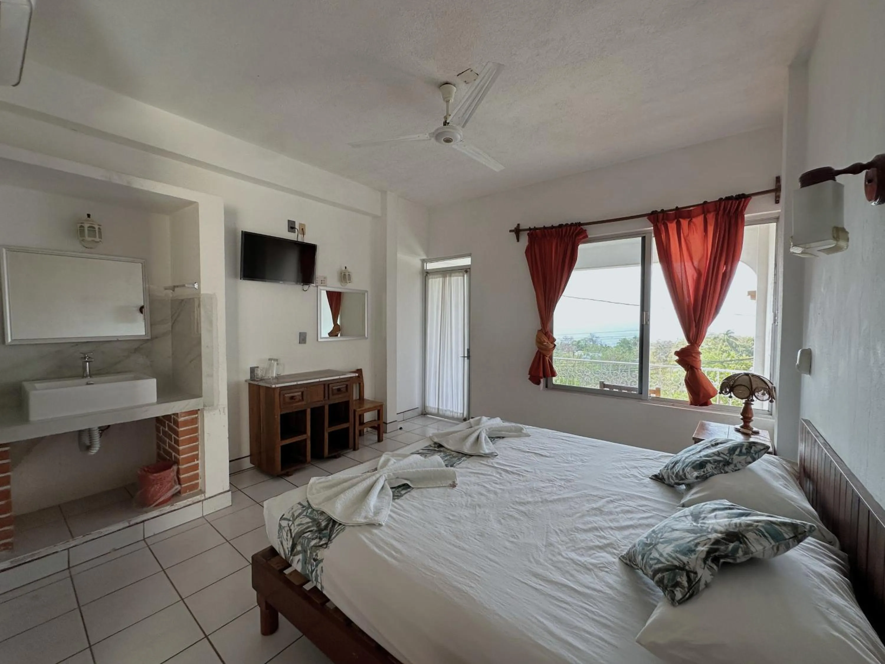 Bed in Hotel San Juan