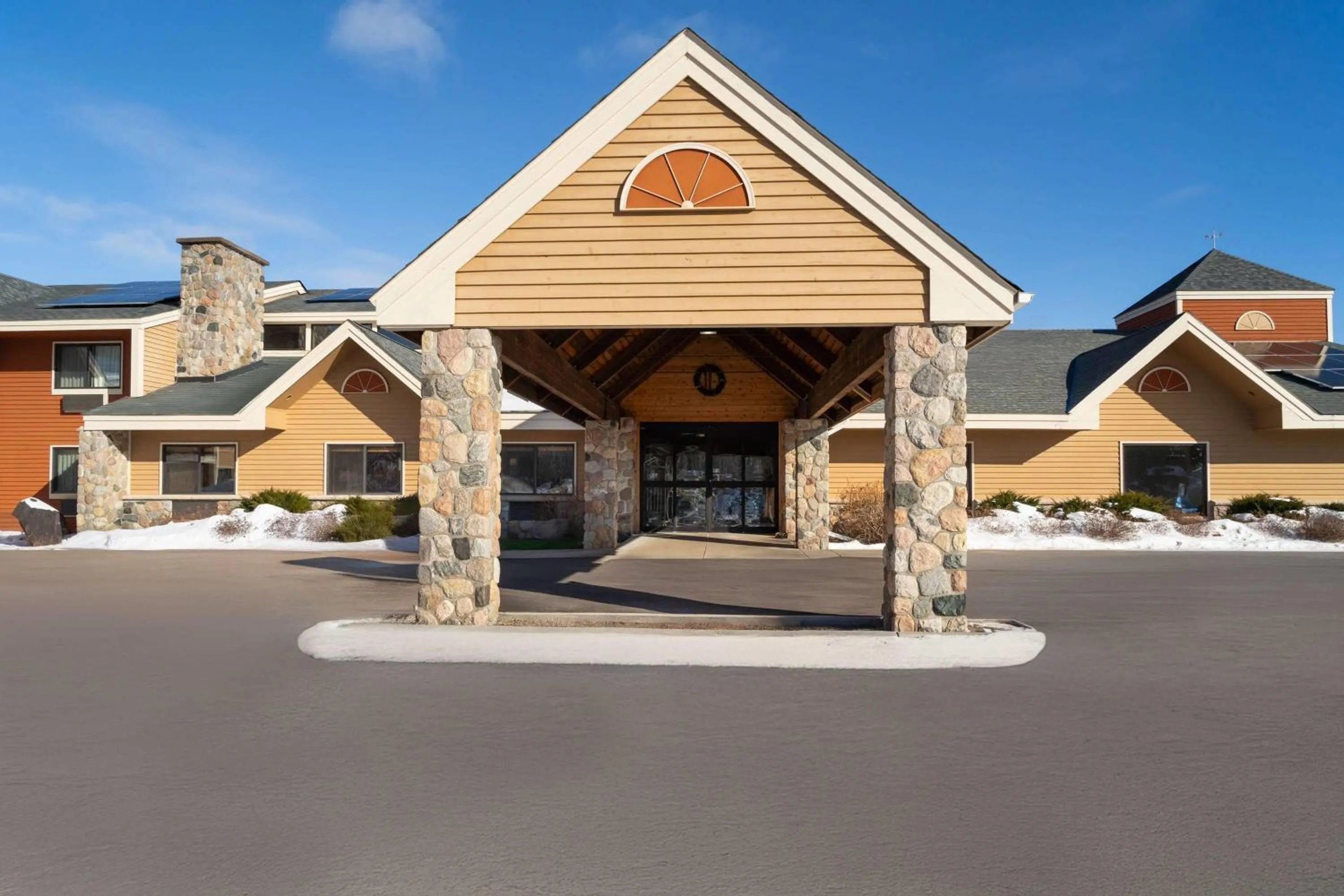 Property building in AmericInn by Wyndham Tofte Near Lake Superior