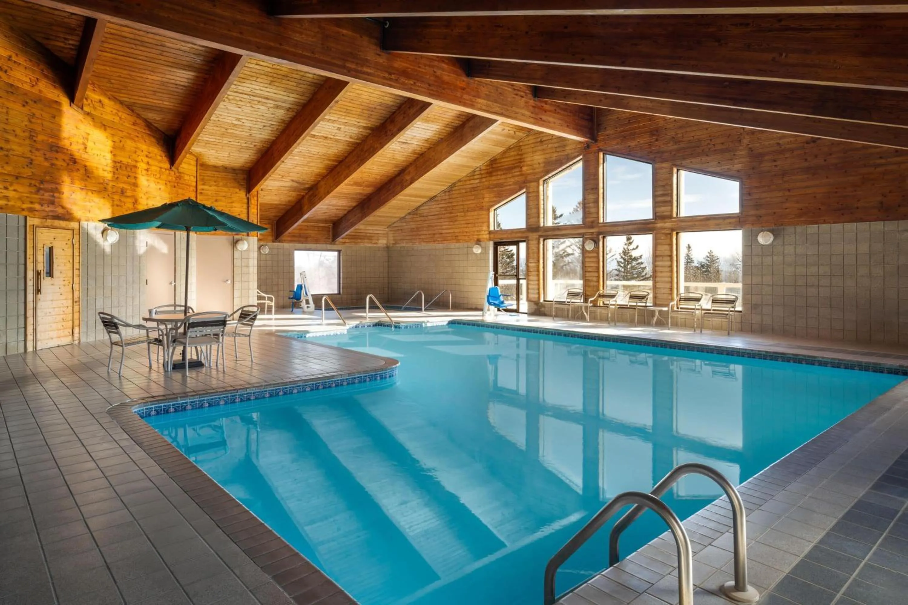 Swimming pool in AmericInn by Wyndham Tofte Near Lake Superior
