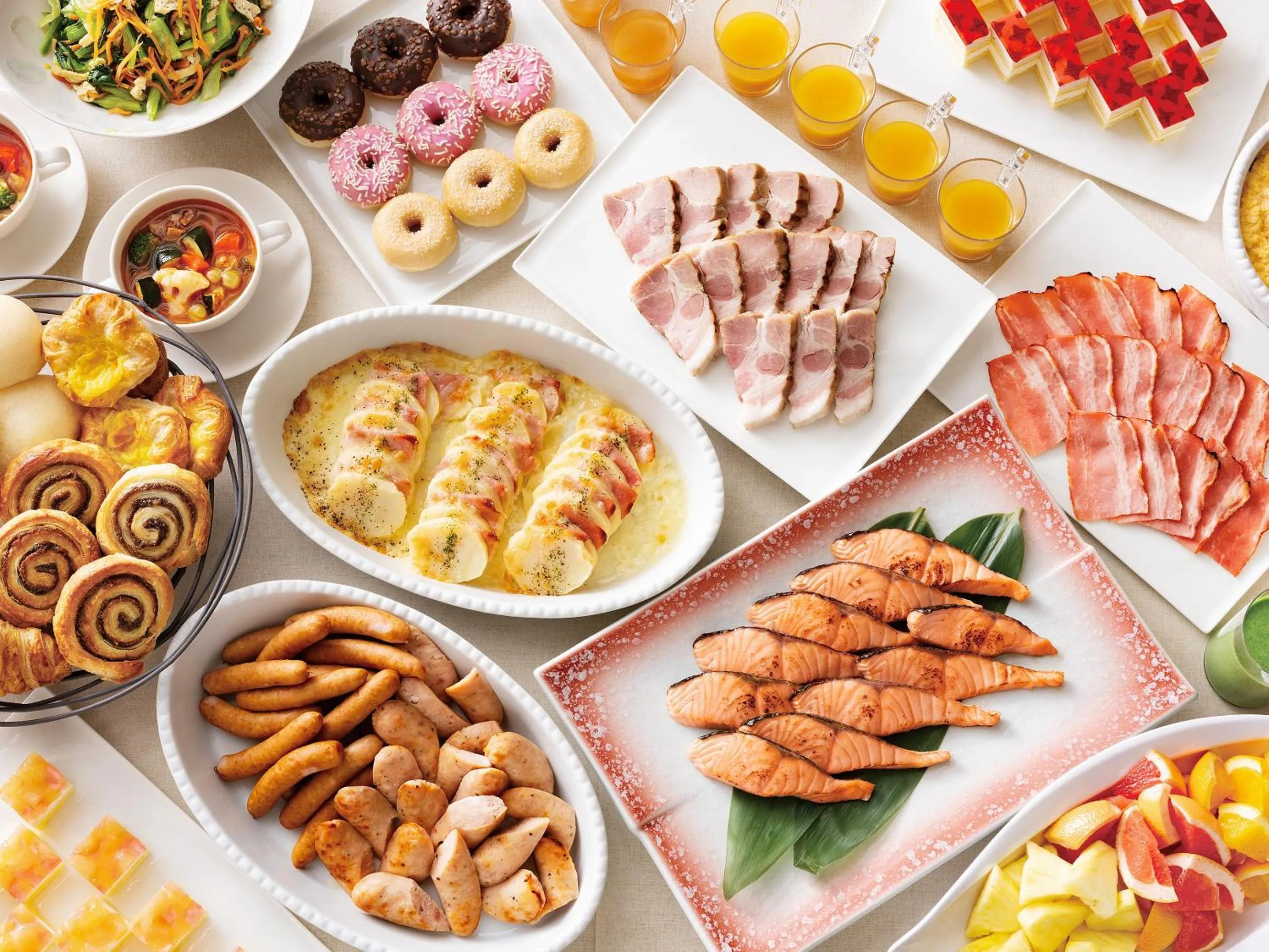 Buffet breakfast in Takarazuka Hotel