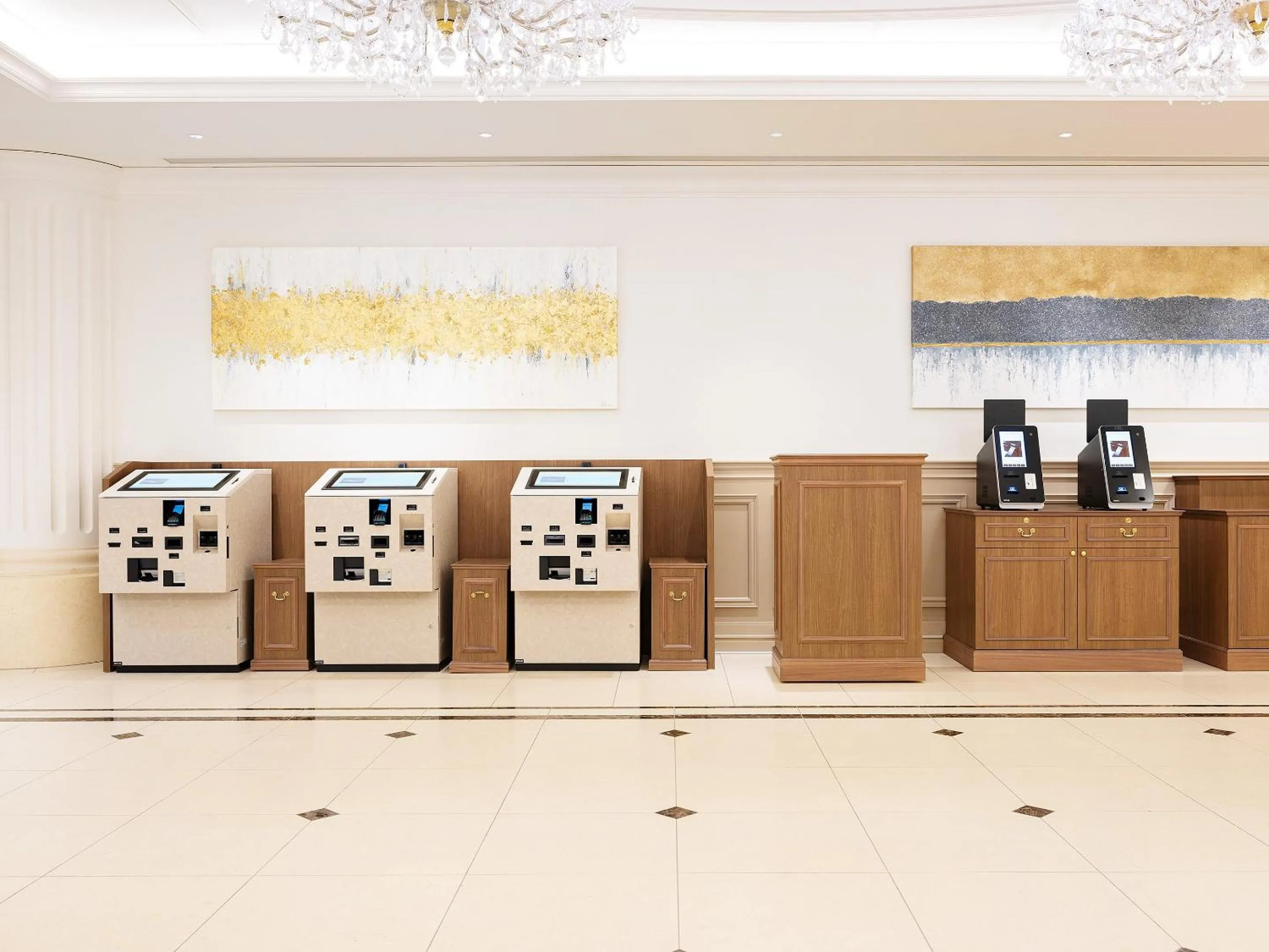 Lobby or reception in Takarazuka Hotel
