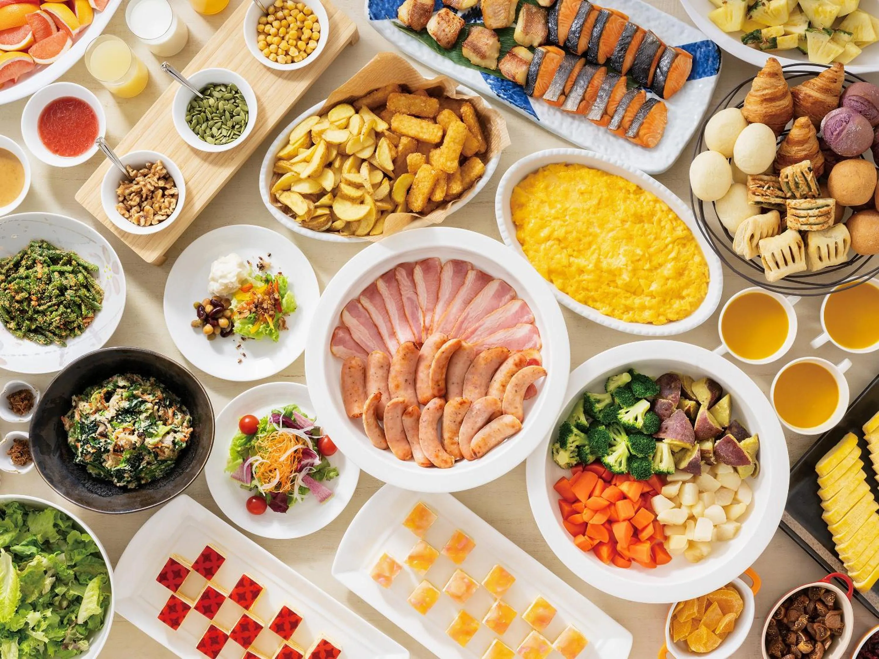 Buffet breakfast in Takarazuka Hotel