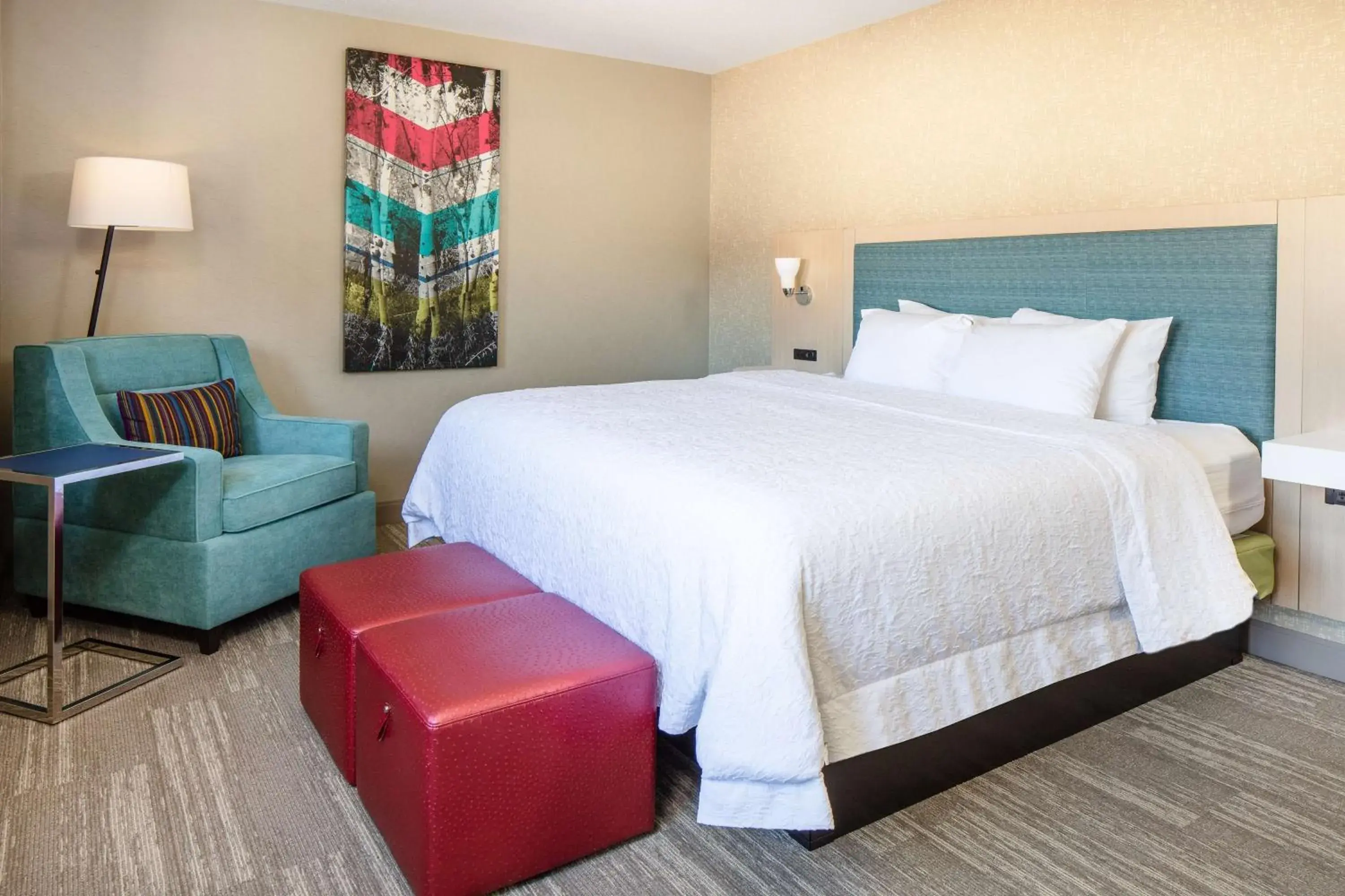 Bed in Hampton Inn Freeport Bed in Hampton Inn Freeport