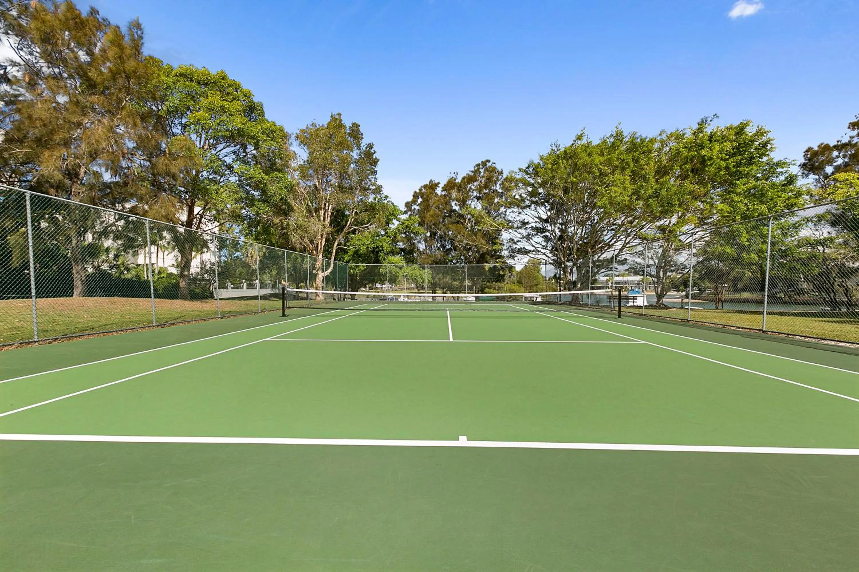 Tennis court in Sun Lagoon Resort