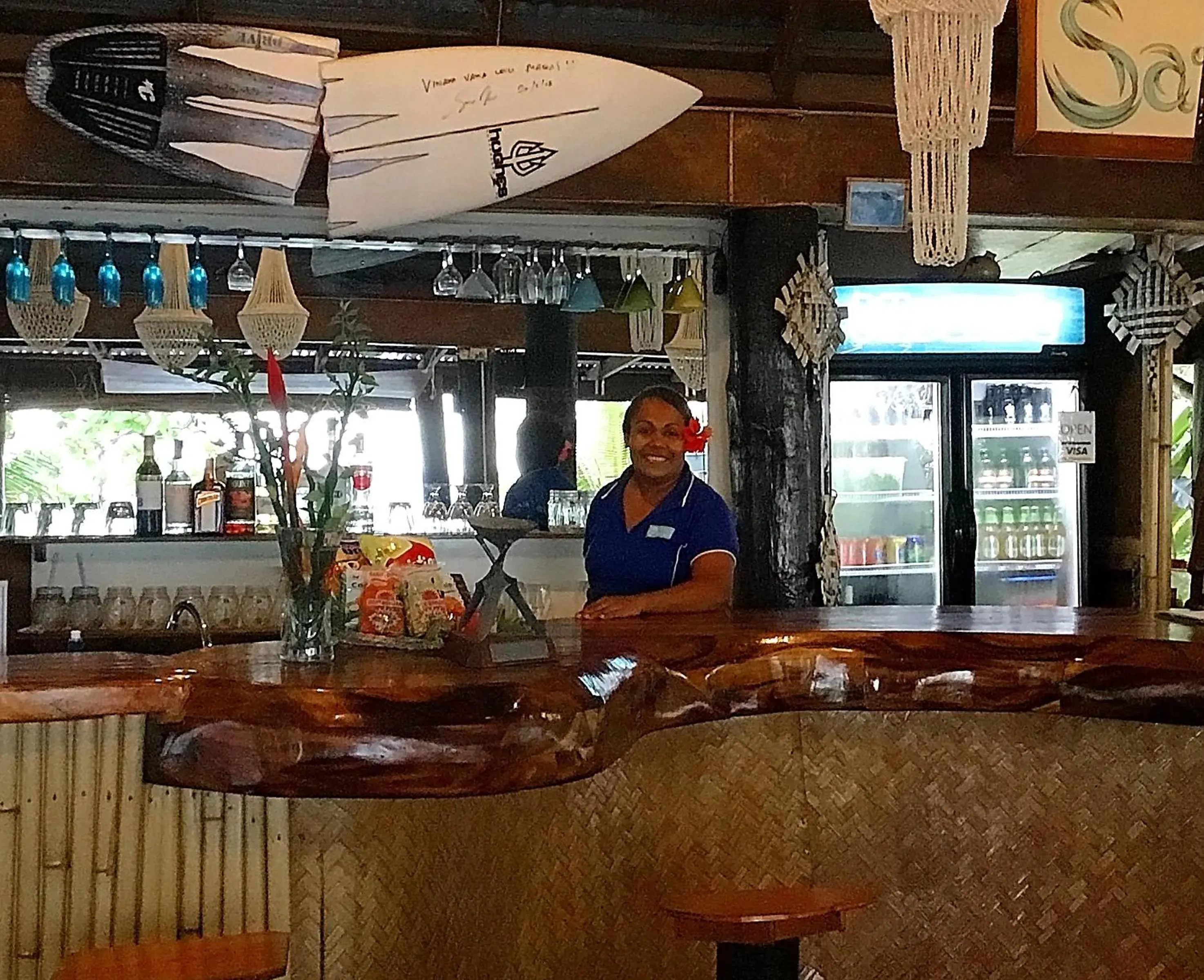 Lounge or bar in Maqai Beach Eco Resort Lounge or bar in Maqai Beach Eco Resort