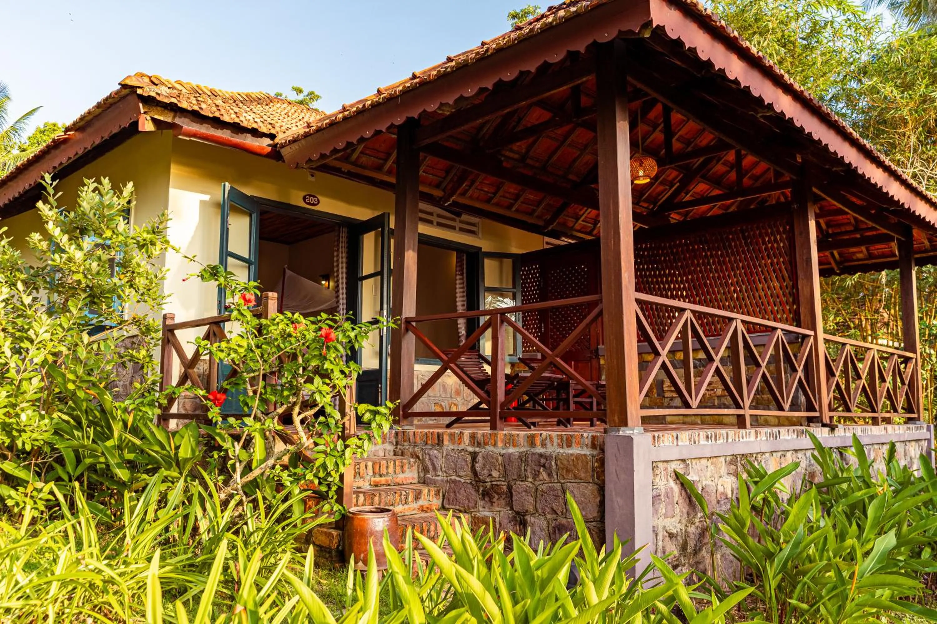 Balcony/Terrace in Phu Quoc Eco Beach Resort