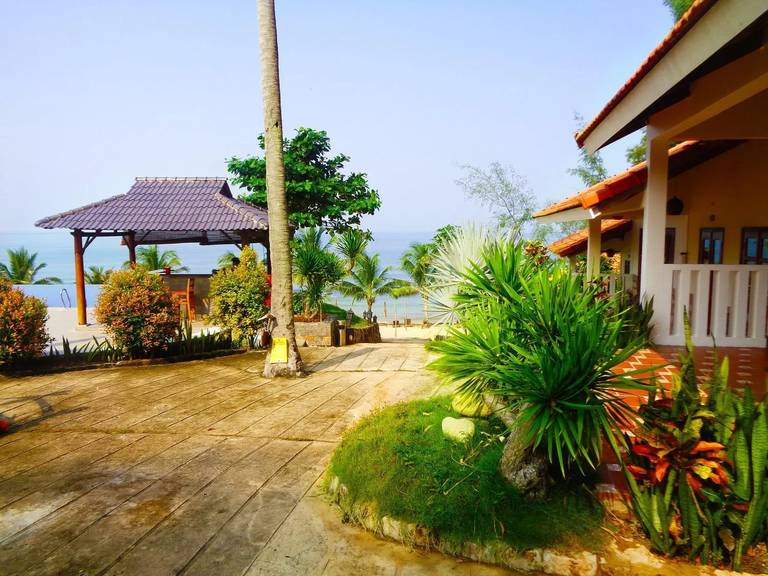 Patio in Phu Quoc Eco Beach Resort