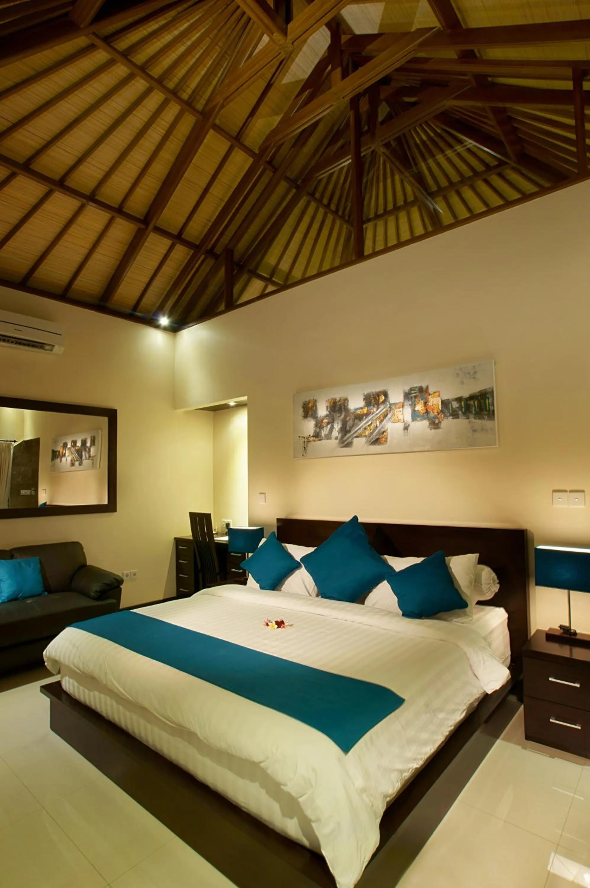 Seating area, Bed in My Villas In Bali