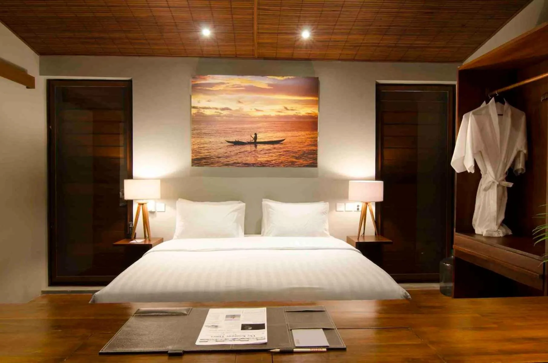 Property building, Bed in Hotel Komune and Beach Club Bali