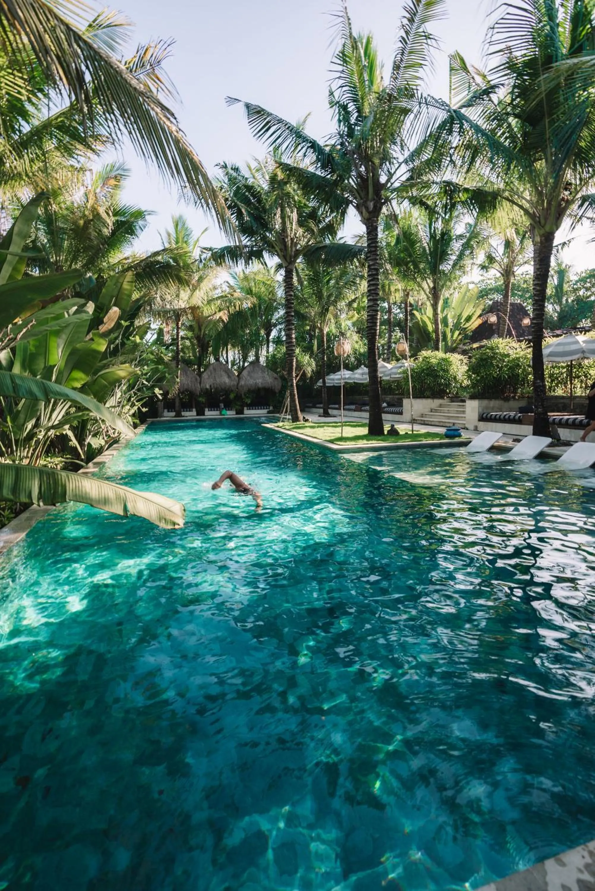 Swimming pool in Hotel Komune and Beach Club Bali