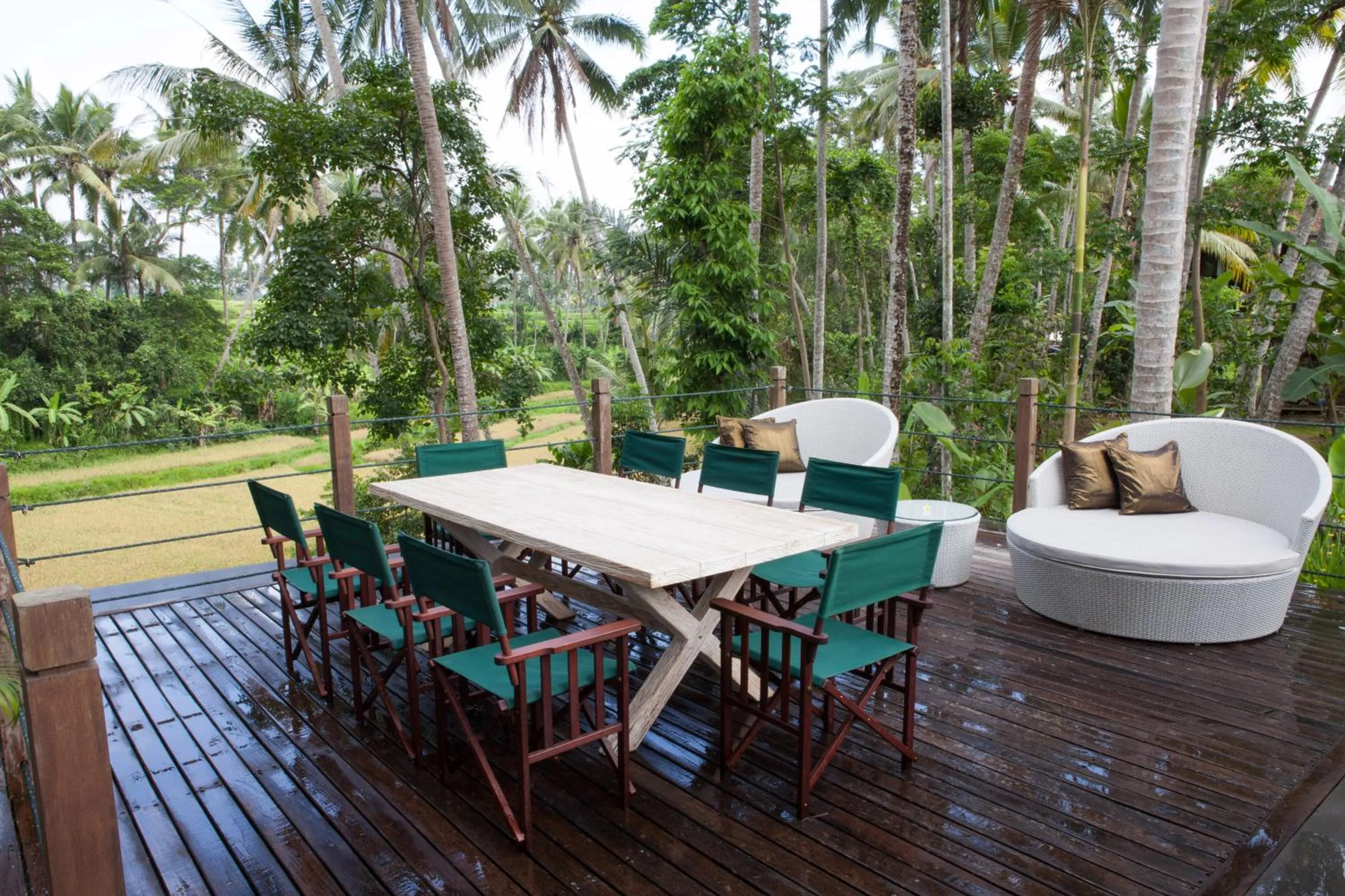 Dining area in Swarapadi Villa
