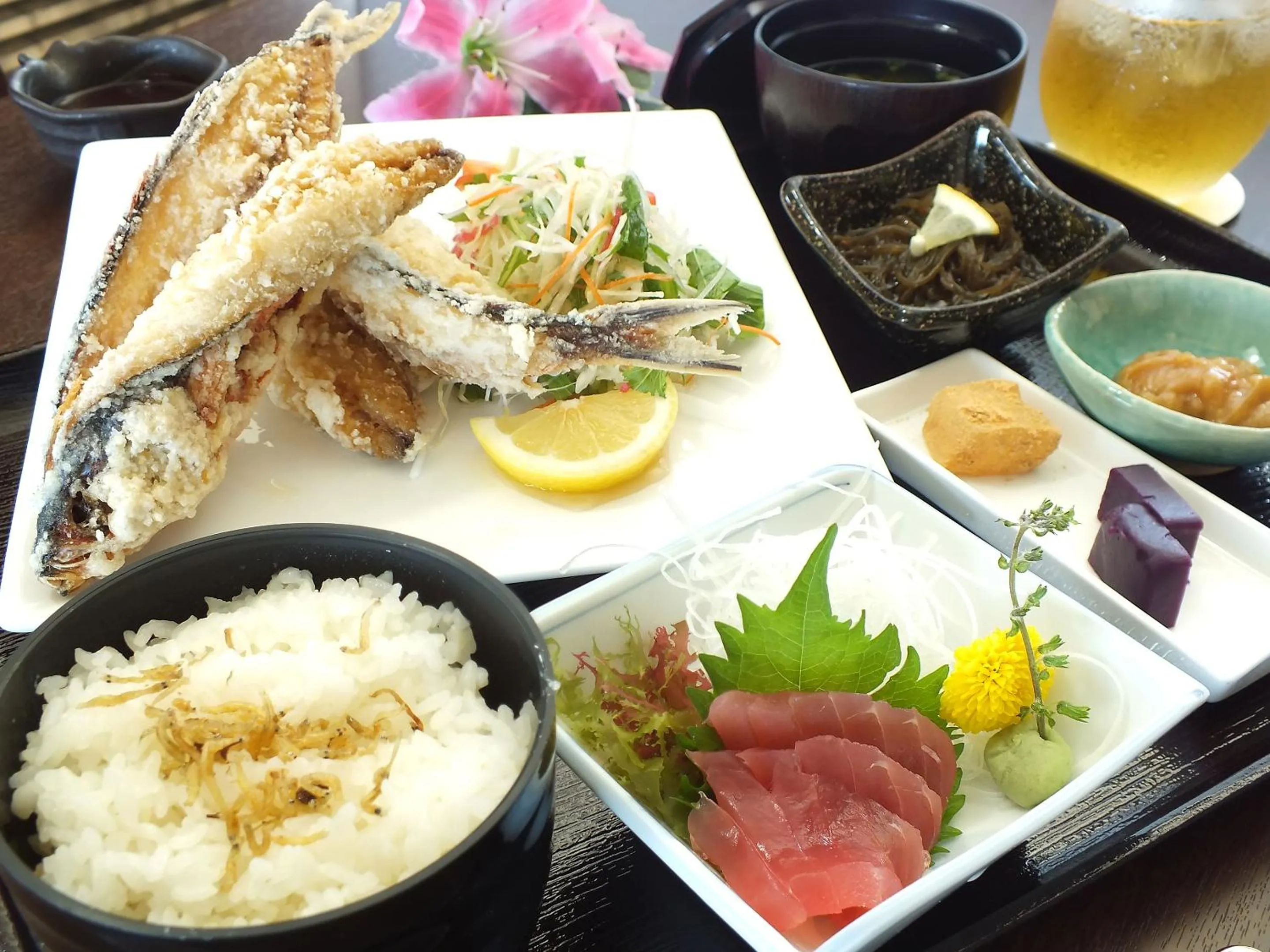 Food in Hotel Hamahigashima Resort