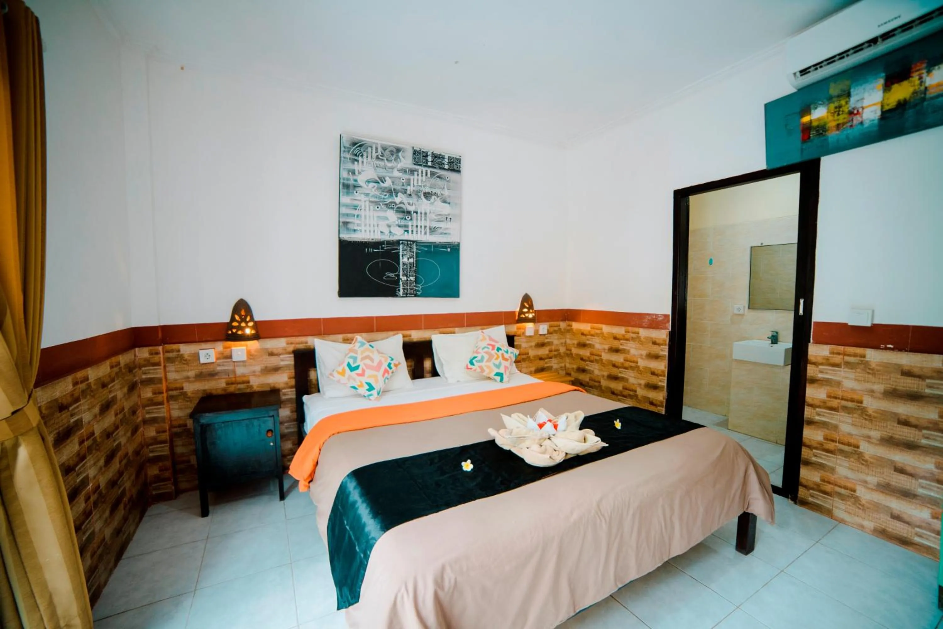 Bed in The Canda Villa