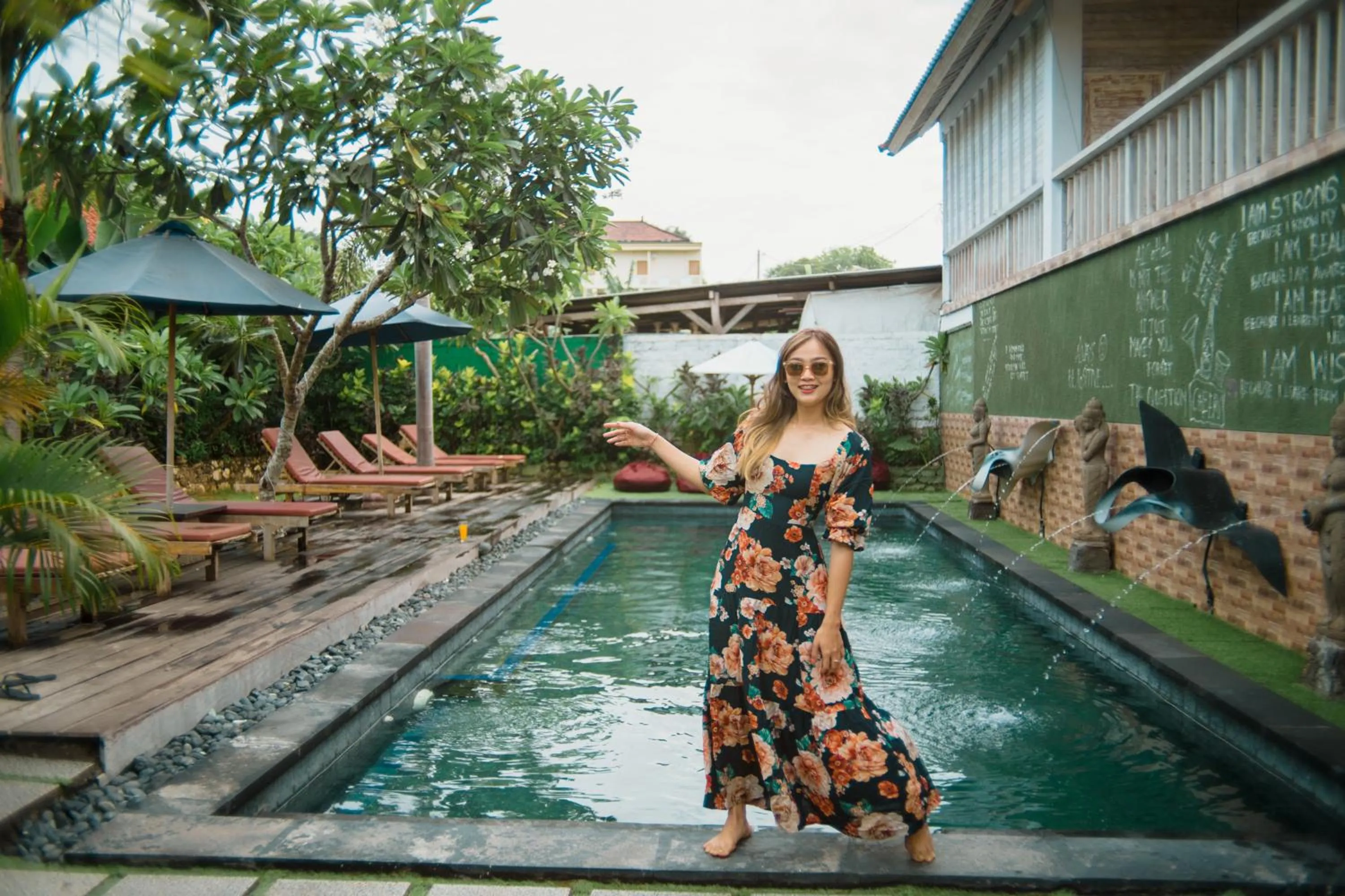 Swimming pool in The Canda Villa