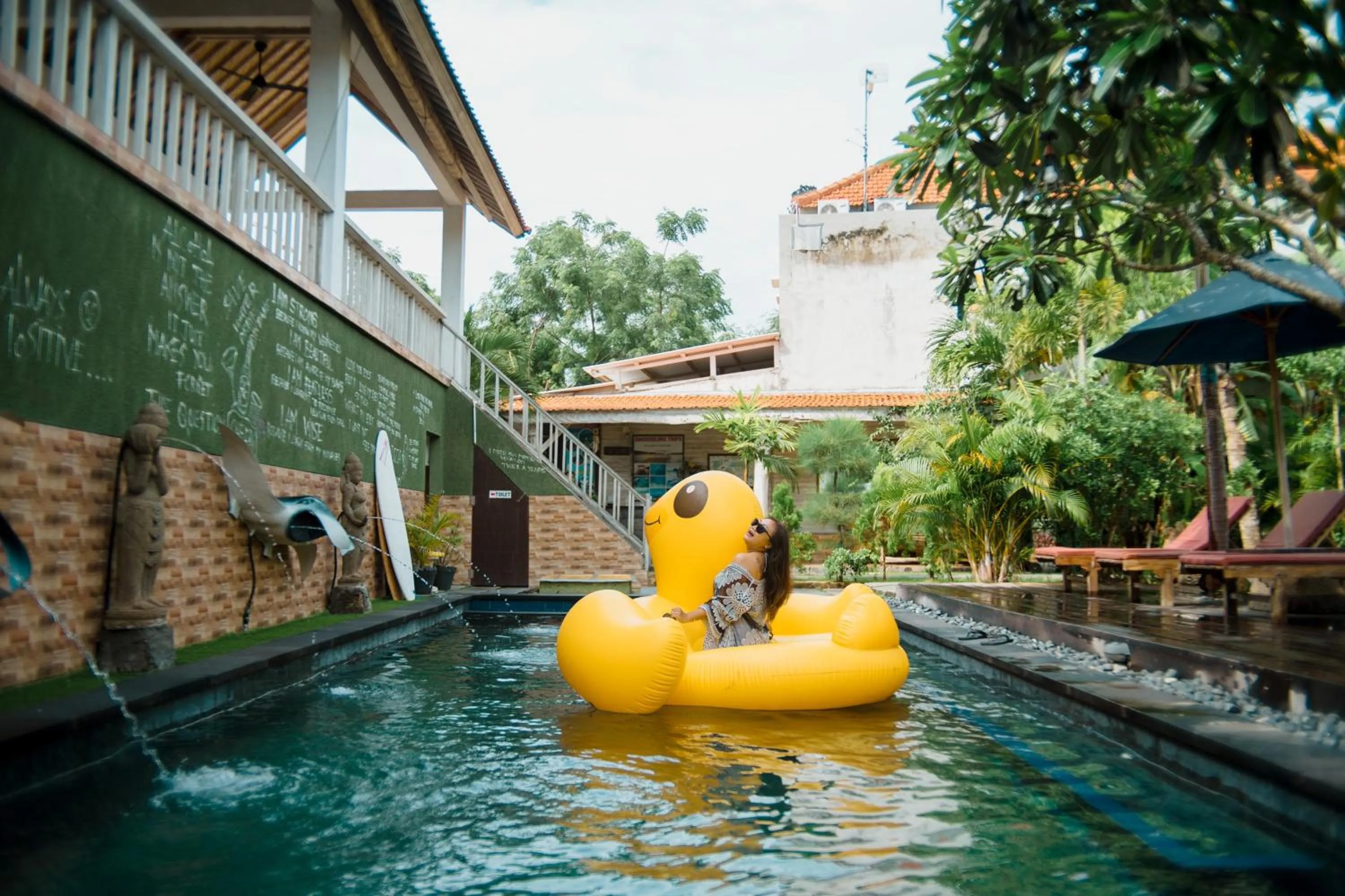Swimming pool in The Canda Villa