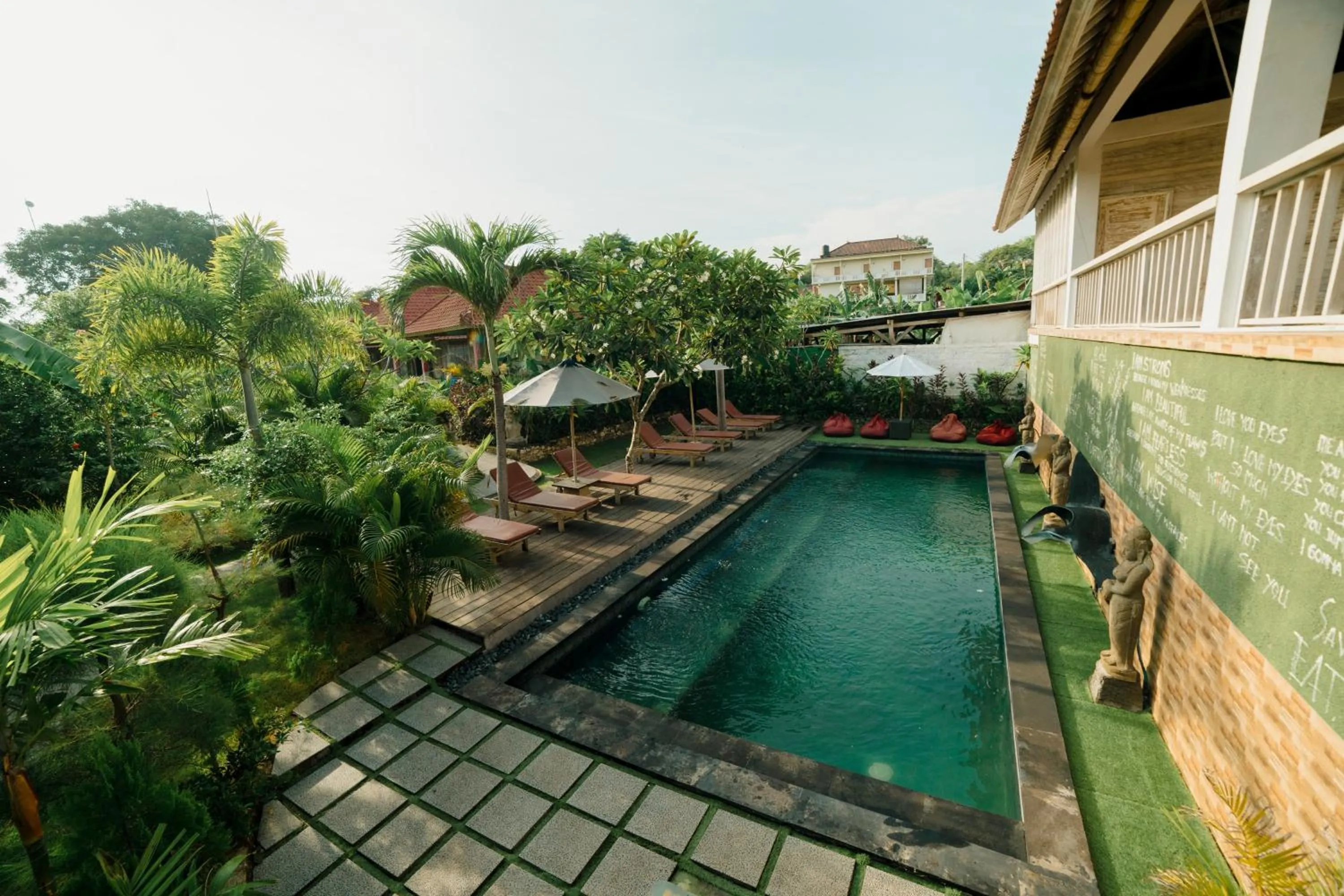 Swimming pool in The Canda Villa
