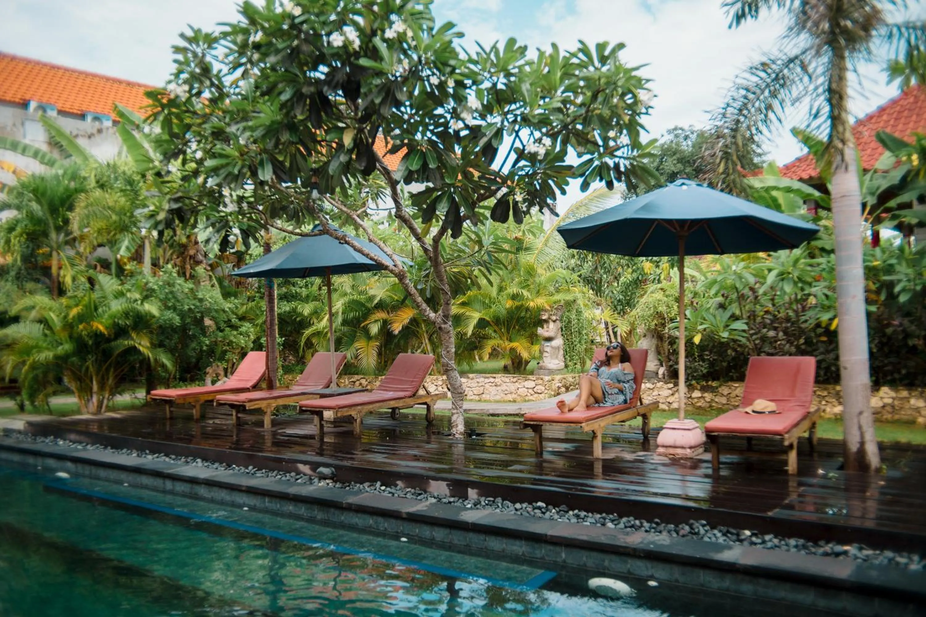 Swimming pool in The Canda Villa
