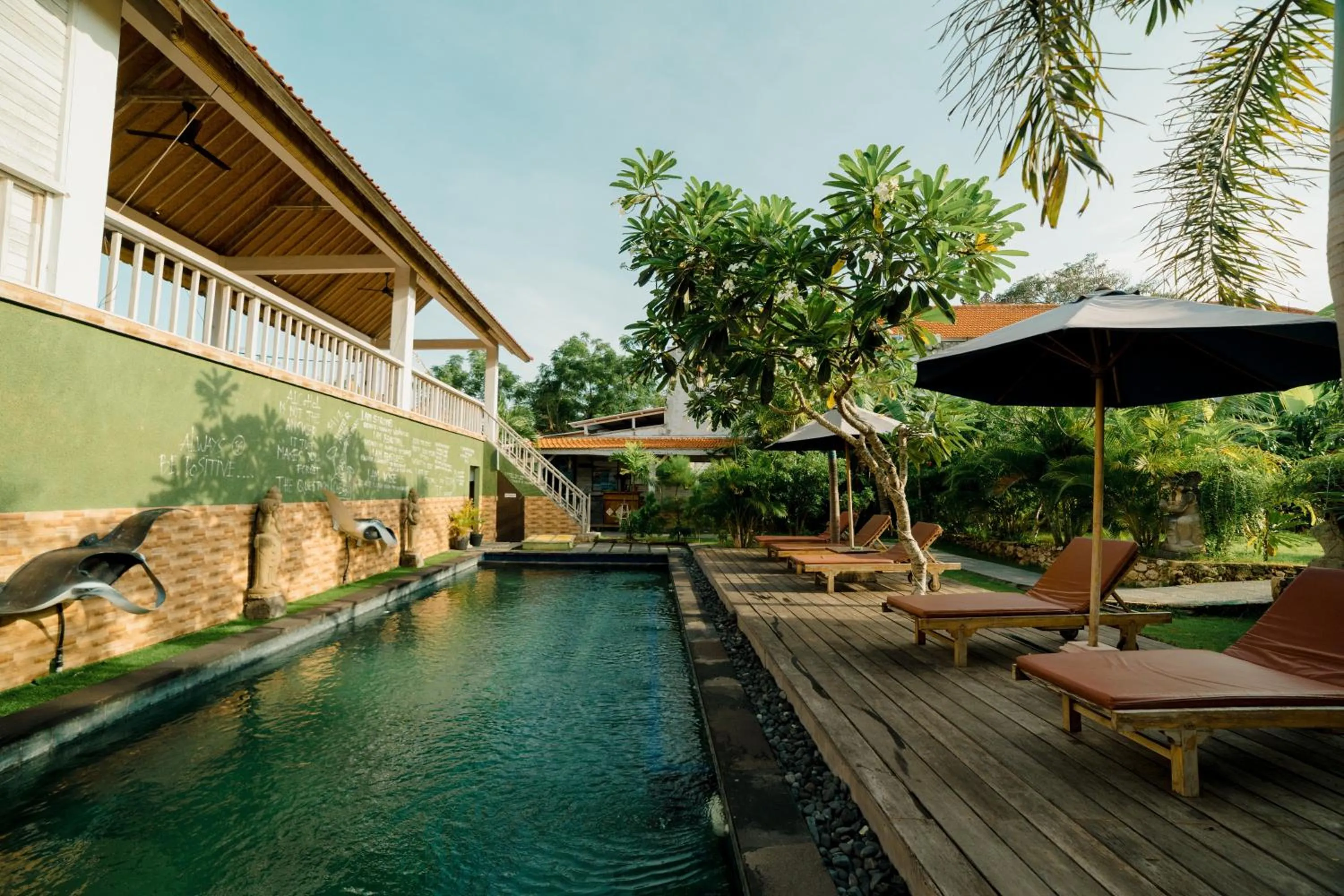 Swimming pool in The Canda Villa