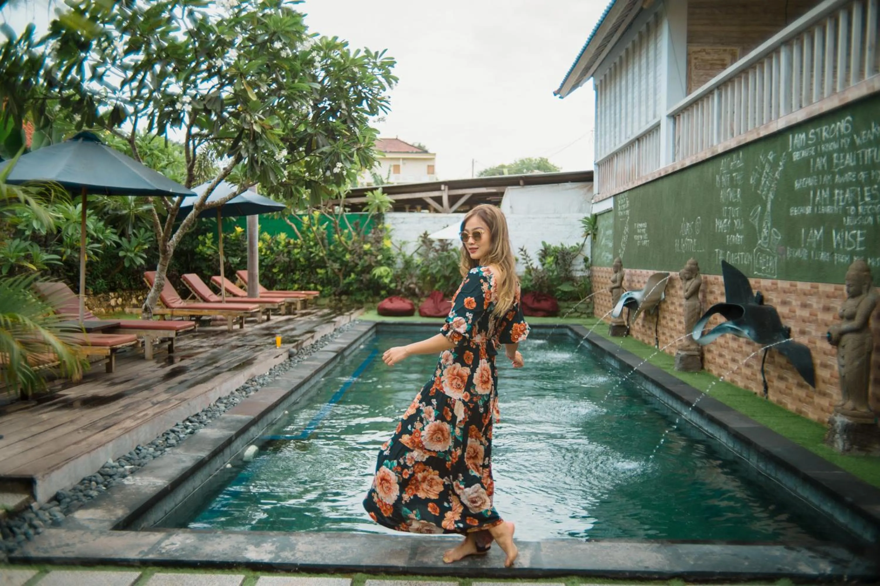 Swimming pool in The Canda Villa