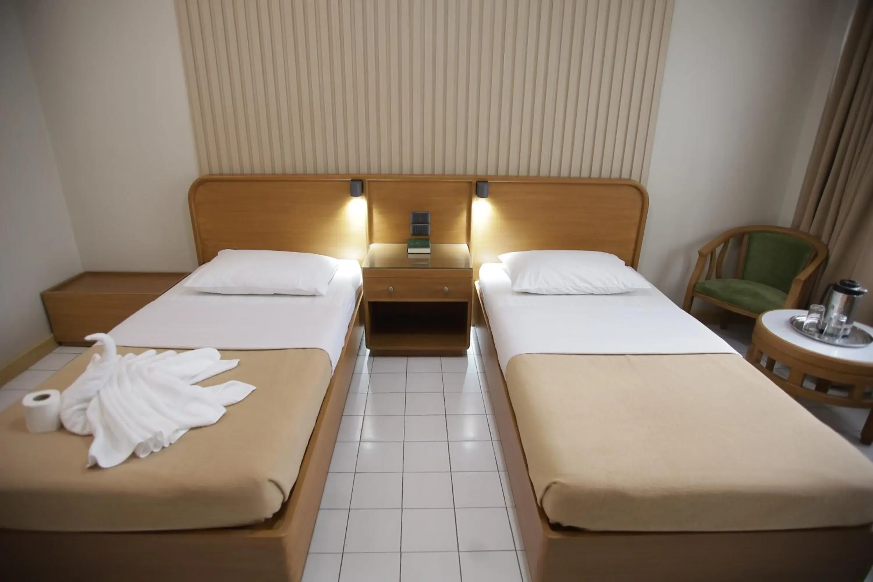 Bed in Hotel Soriente Bed in Hotel Soriente