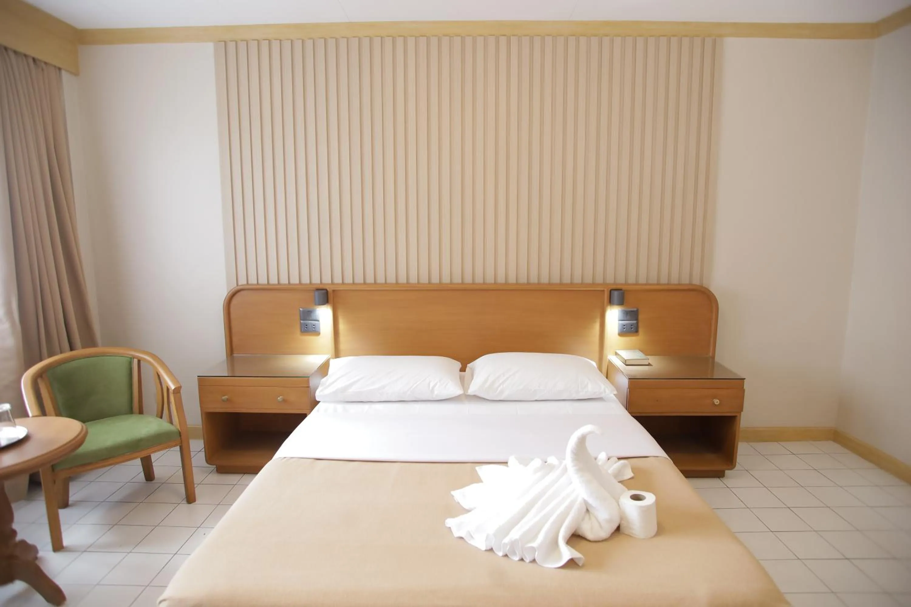 Bed in Hotel Soriente